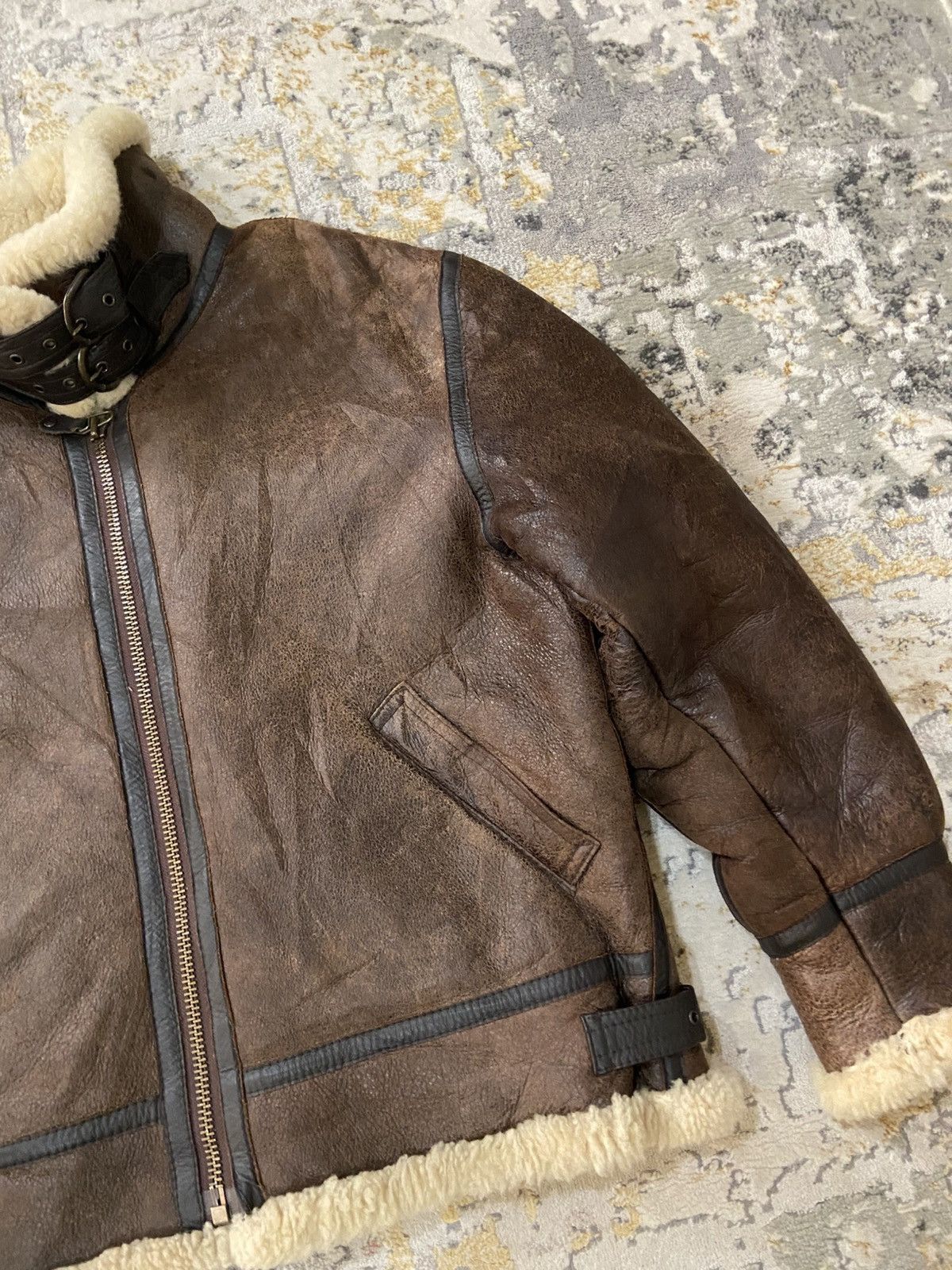 Vintage VINTAGE B3 WIND ARMOUR SHEEPSKIN SHERPA Size US L / EU 52-54 / 3 - 8 Thumbnail
