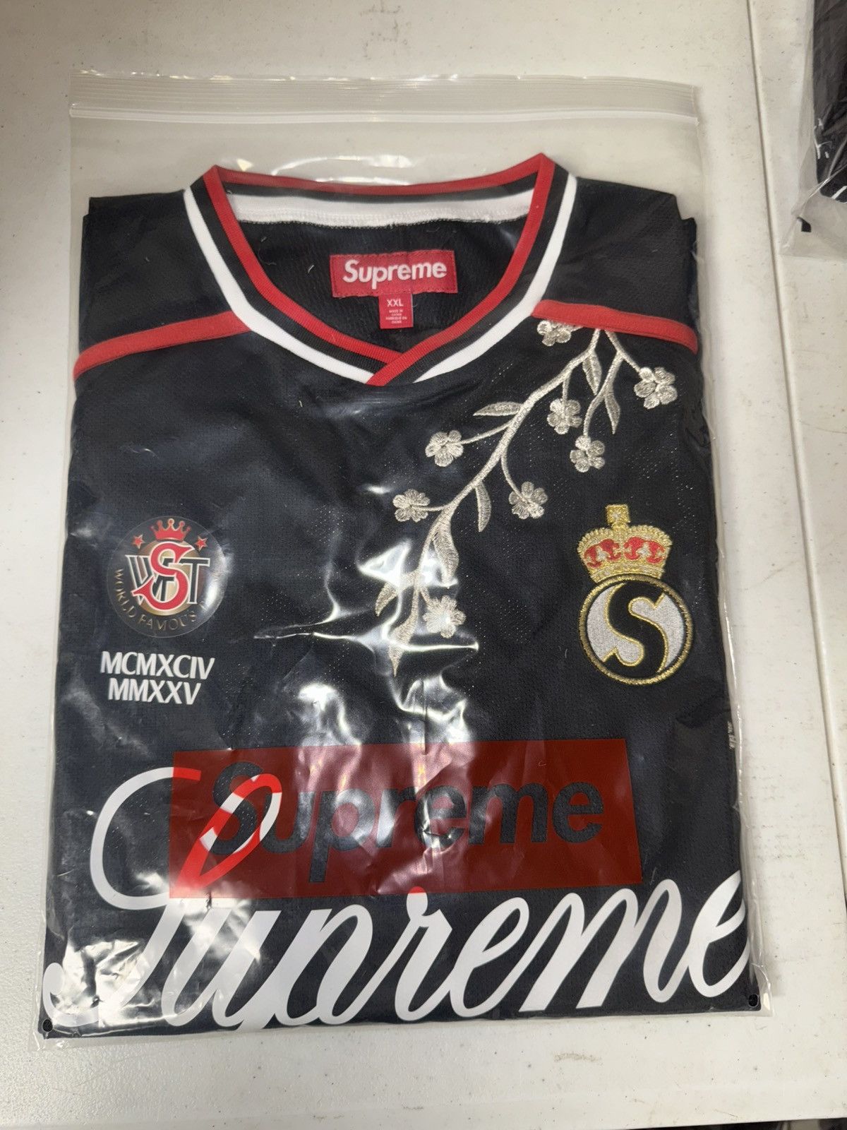 Supreme Supreme Floral Soccer Jersey Size US XXL / EU 58 / 5 - 4 Thumbnail