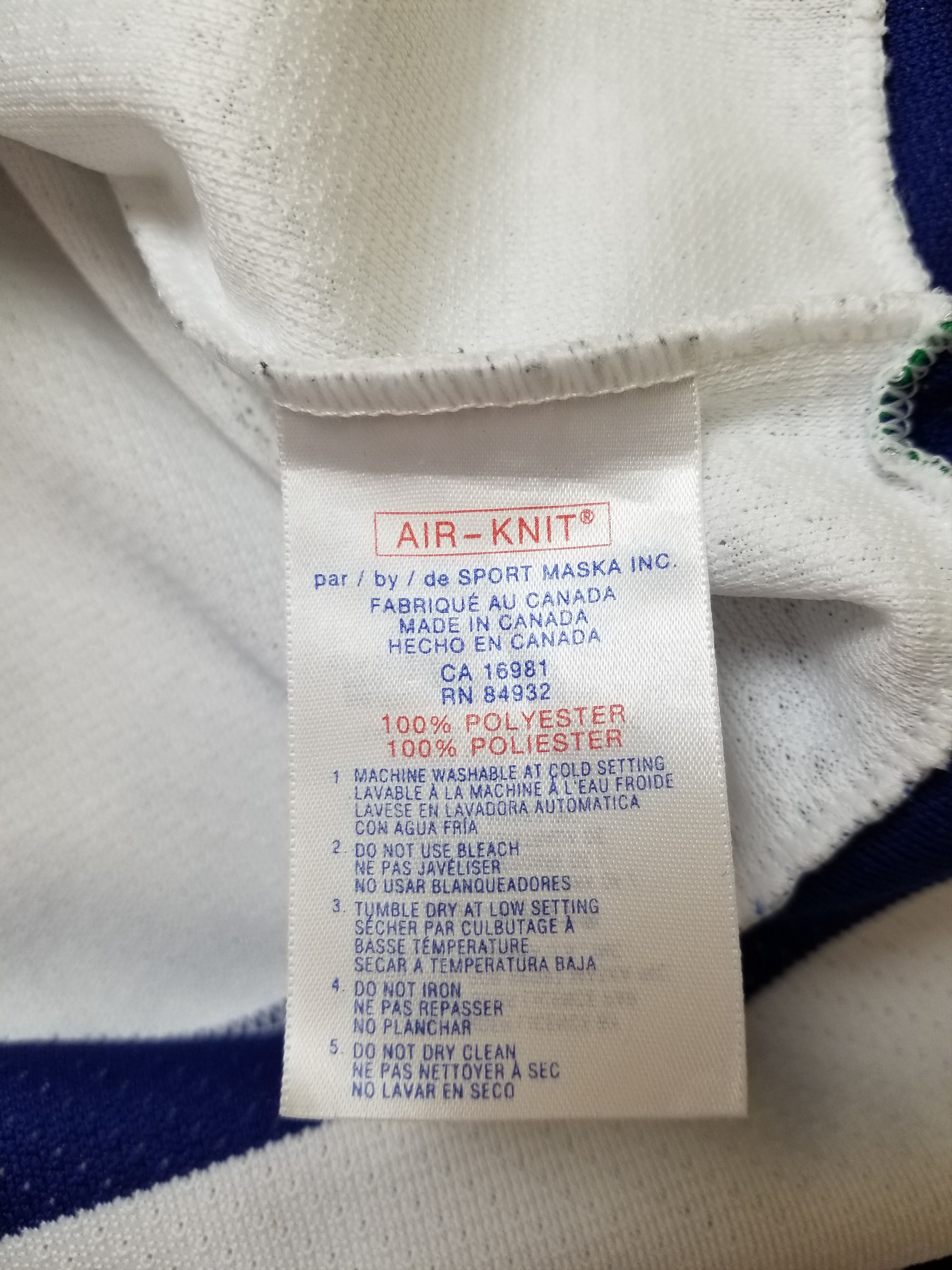 Ccm Air-Knit Sheffield Stix #37 Woolley Ice Hockey Club Jersey Size US XL / EU 56 / 4 - 18 Thumbnail