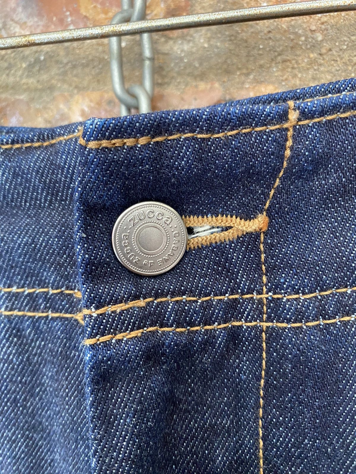 Vtg Zucca by Issey Miyake Baggy Wide Leg half selvedge pants