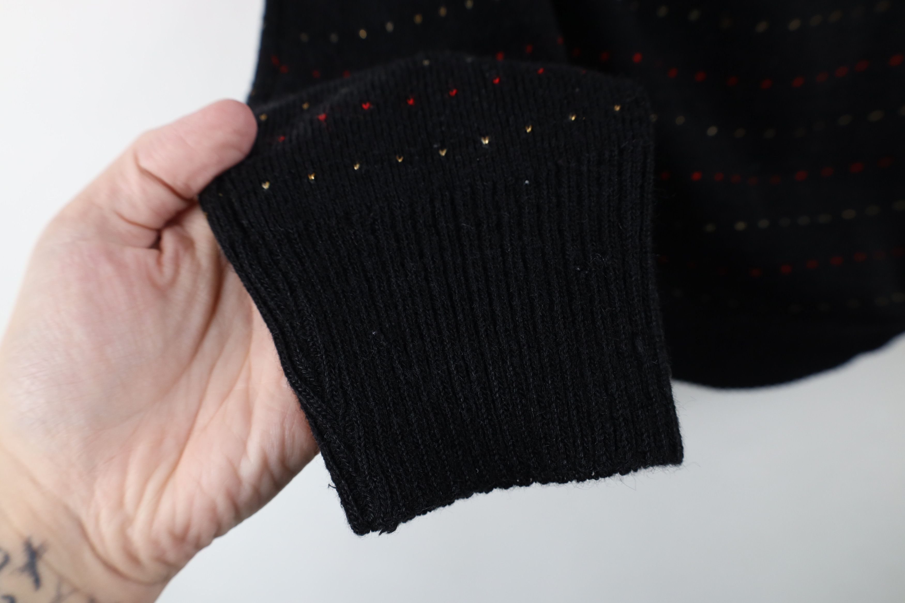 Vintage Vintage 70s Streetwear Christmas Reindeer Knit Sweater USA Size M / US 6-8 / IT 42-44 - 9 Thumbnail