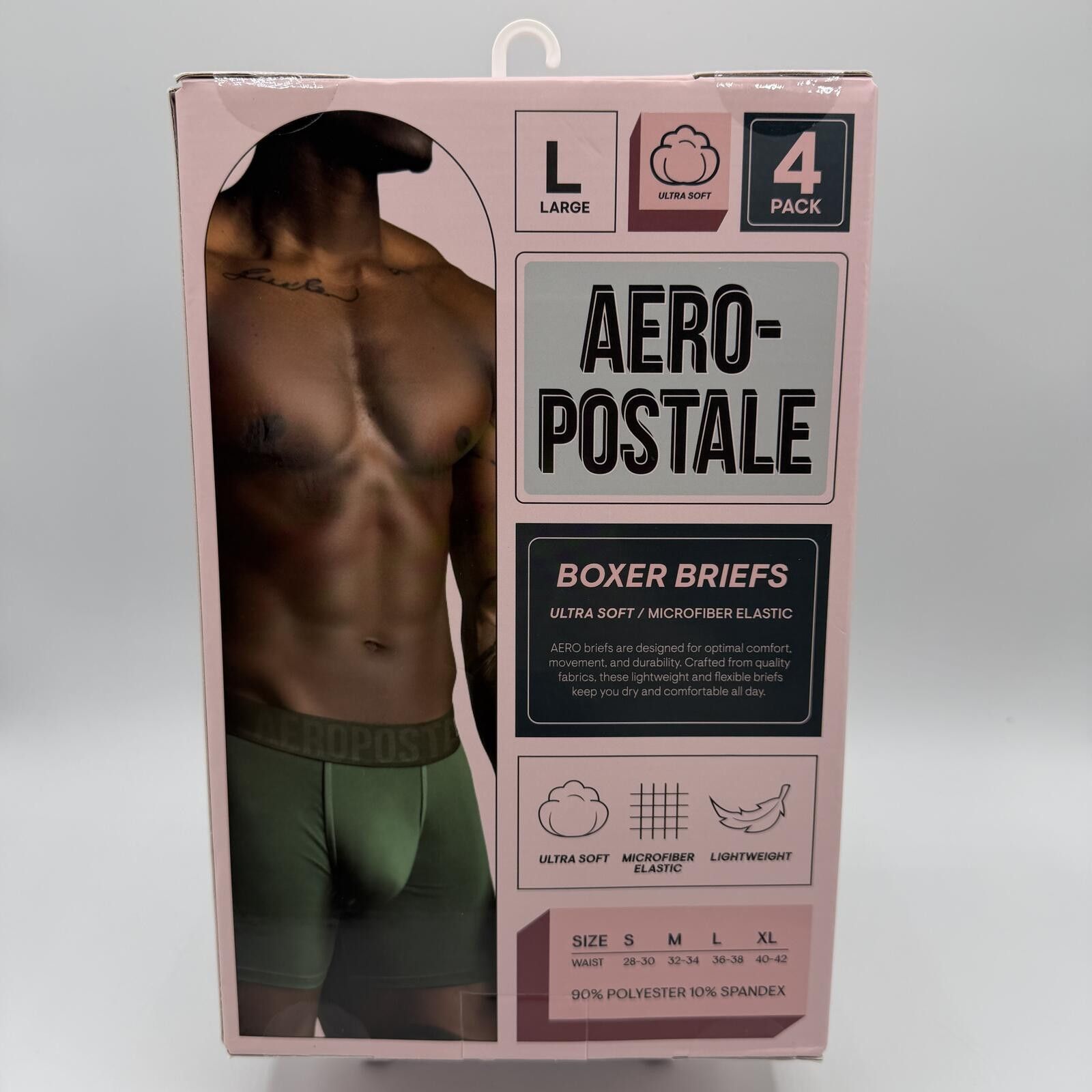 Aeropostale Aeropostale Men's Boxer Briefs 4 Pack Size Large Ultra Soft Size ONE SIZE - 2 Thumbnail
