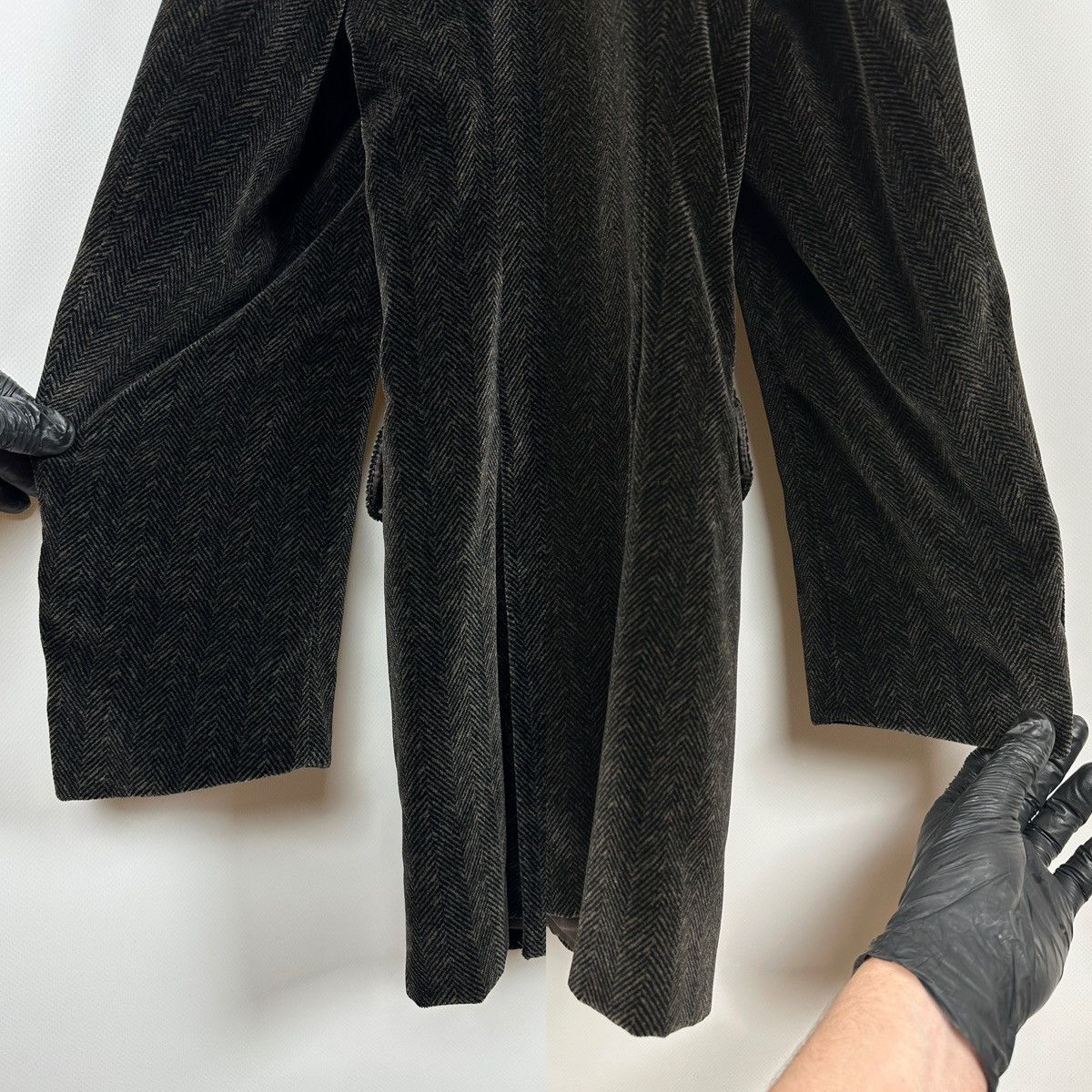 Caruso Raffaele Caruso Sartoria Parma Herringbone Handmade Blazer Size US L / EU 52-54 / 3 - 20 Thumbnail