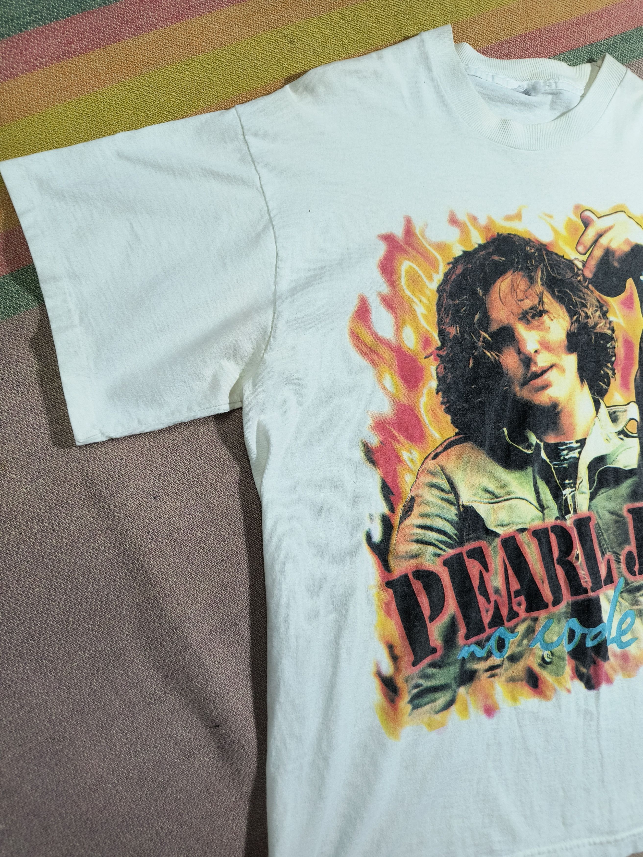 Band Tees Vintage Pearl Jam no code 1996 Size US L / EU 52-54 / 3 - 4 Thumbnail