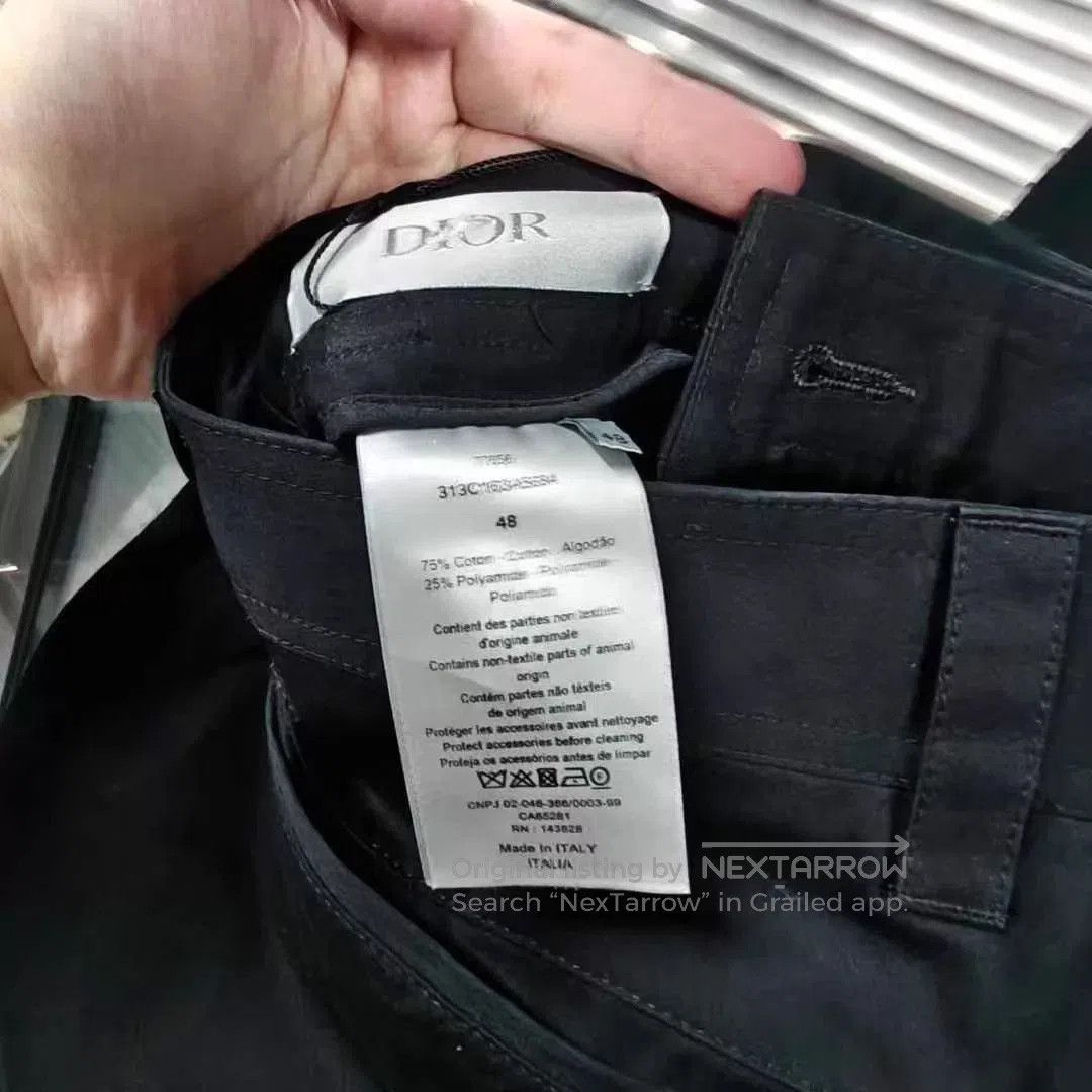 Dior Black Cargo Pants with Multiple Pockets. Size US 32 / EU 48 - 4 Thumbnail