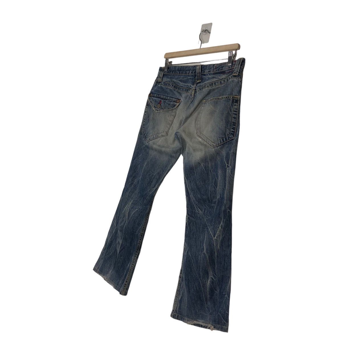 Hysteric Glamour 🔥Made in Nippon Distressed Biker Jeans Denim Size US 34 / EU 50 - 12 Thumbnail