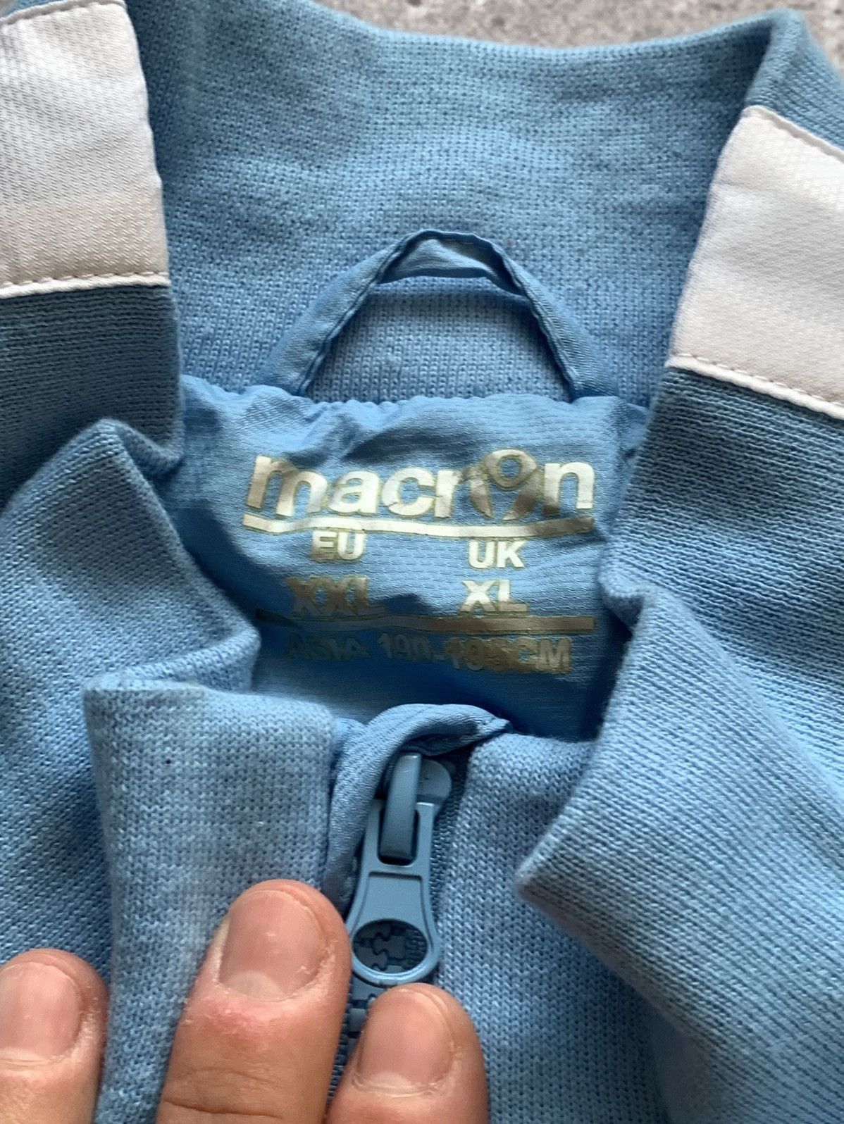 Macron 🔥MACRON ASTON VILLA VINTAGE TRAINING TRACK JACKET Size US XXL / EU 58 / 5 - 7 Thumbnail