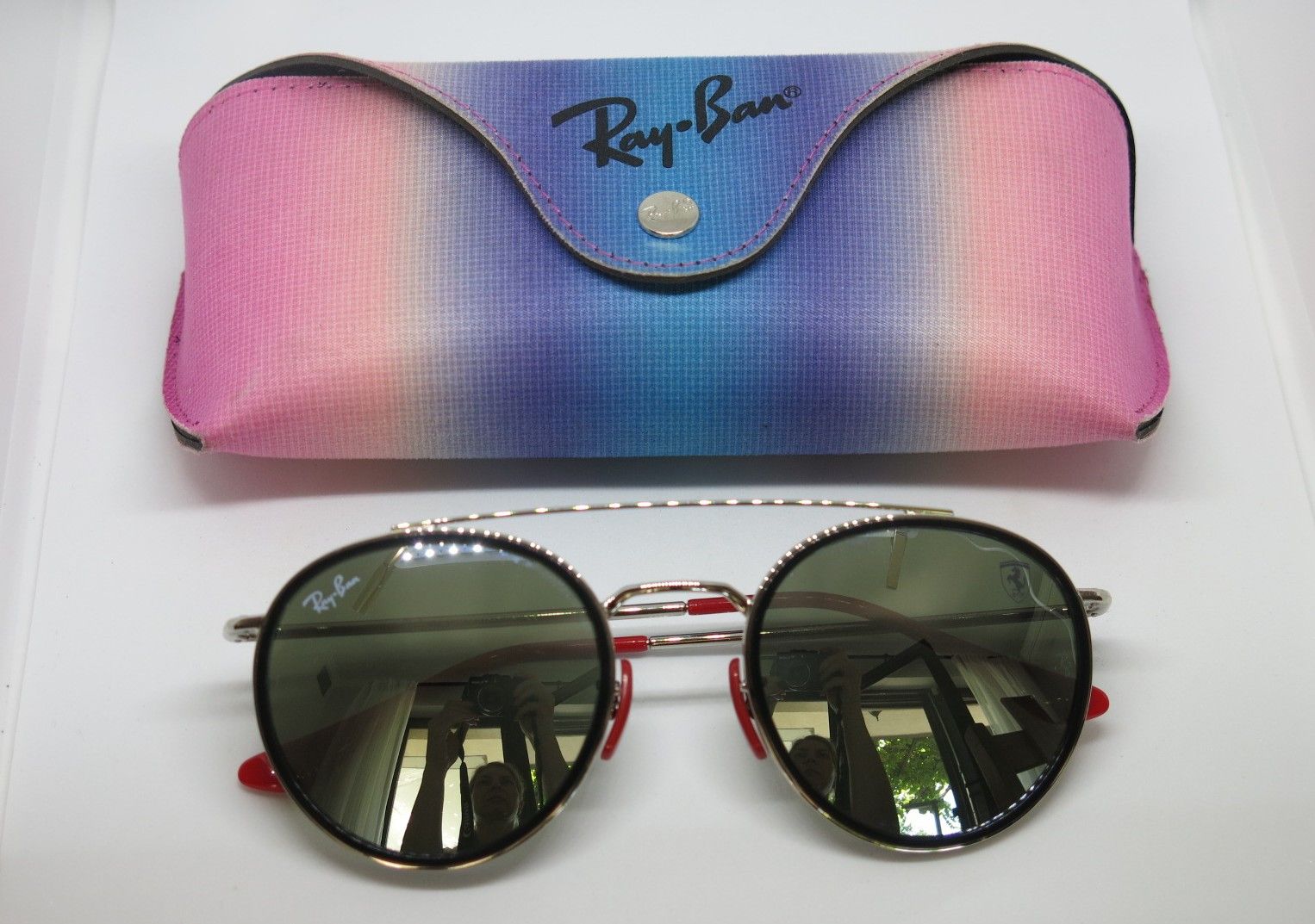 Ferrari × RayBan 100% Authentic RayBan Scuderia Ferrari Sunglasses RB3647-M Size ONE SIZE - 2 Thumbnail
