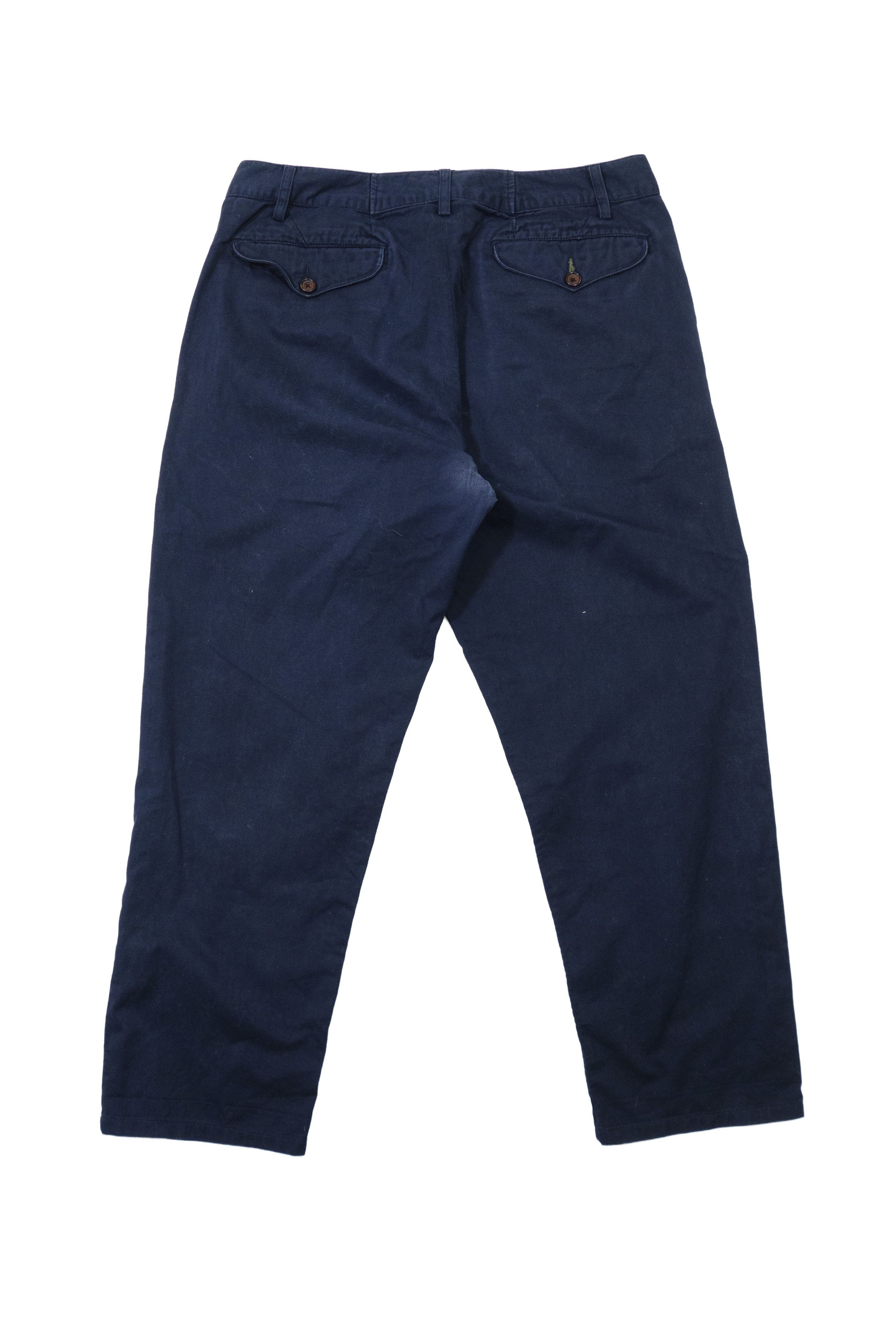 Universal Works Military Chino Cropped Pants Loose Tapered Size US 32 / EU 48 - 2 Thumbnail