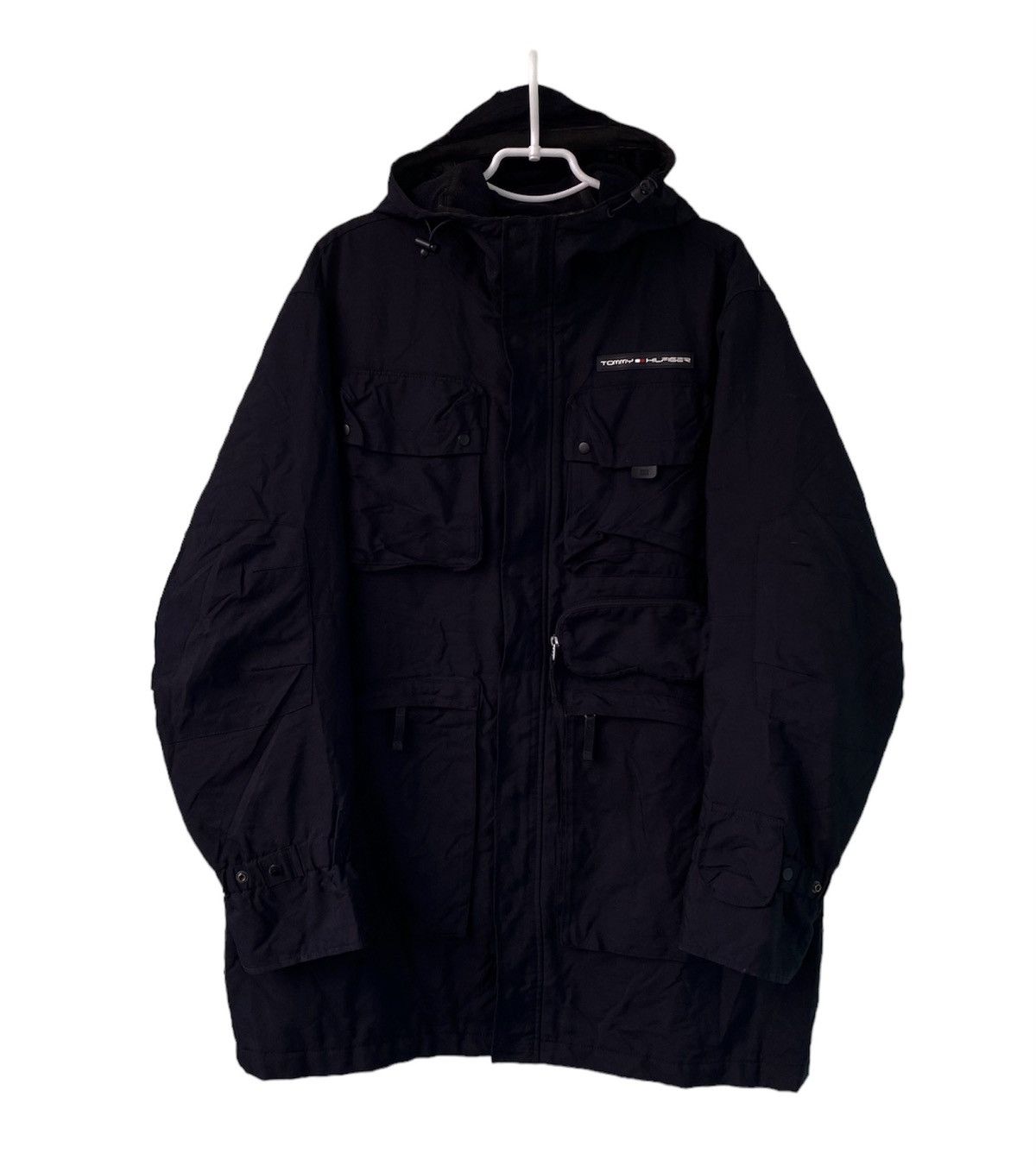 image of 1990S Tommy Hilfiger Urban Survival Parka in Black, Men's (Size XL)