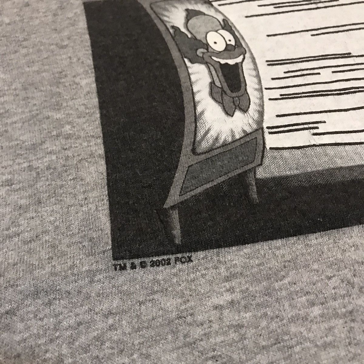 Fox Racing × The Simpsons × Vintage VINTAGE Y2k THE SIMPSON BART WATCH TV 2002s RARE TEE Size US L / EU 52-54 / 3 - 3 Thumbnail