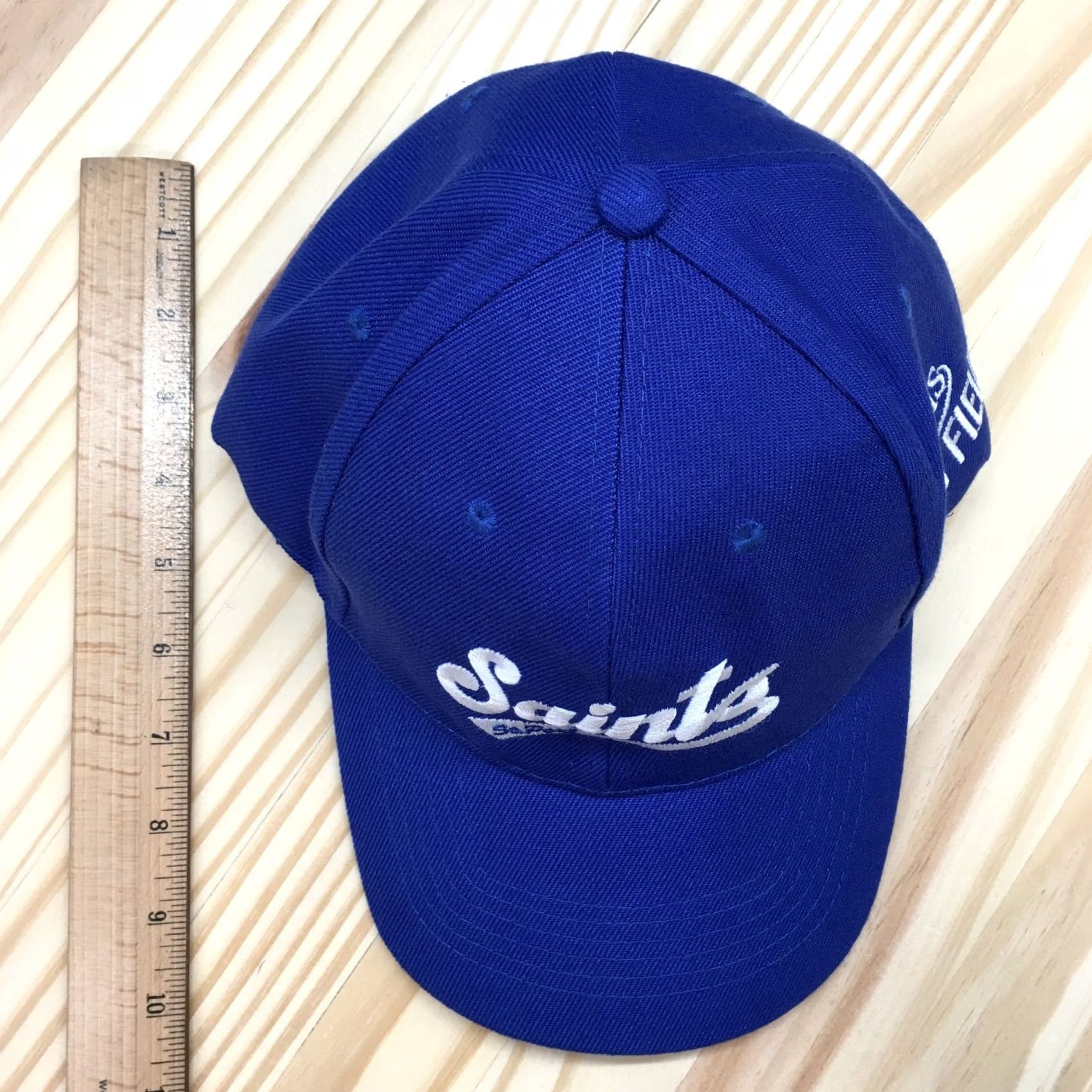 Logo 7 St. Paul Saints Baseball Hat Mens Blue One Size Curved Brim Embroidered Logo Size ONE SIZE - 3 Thumbnail