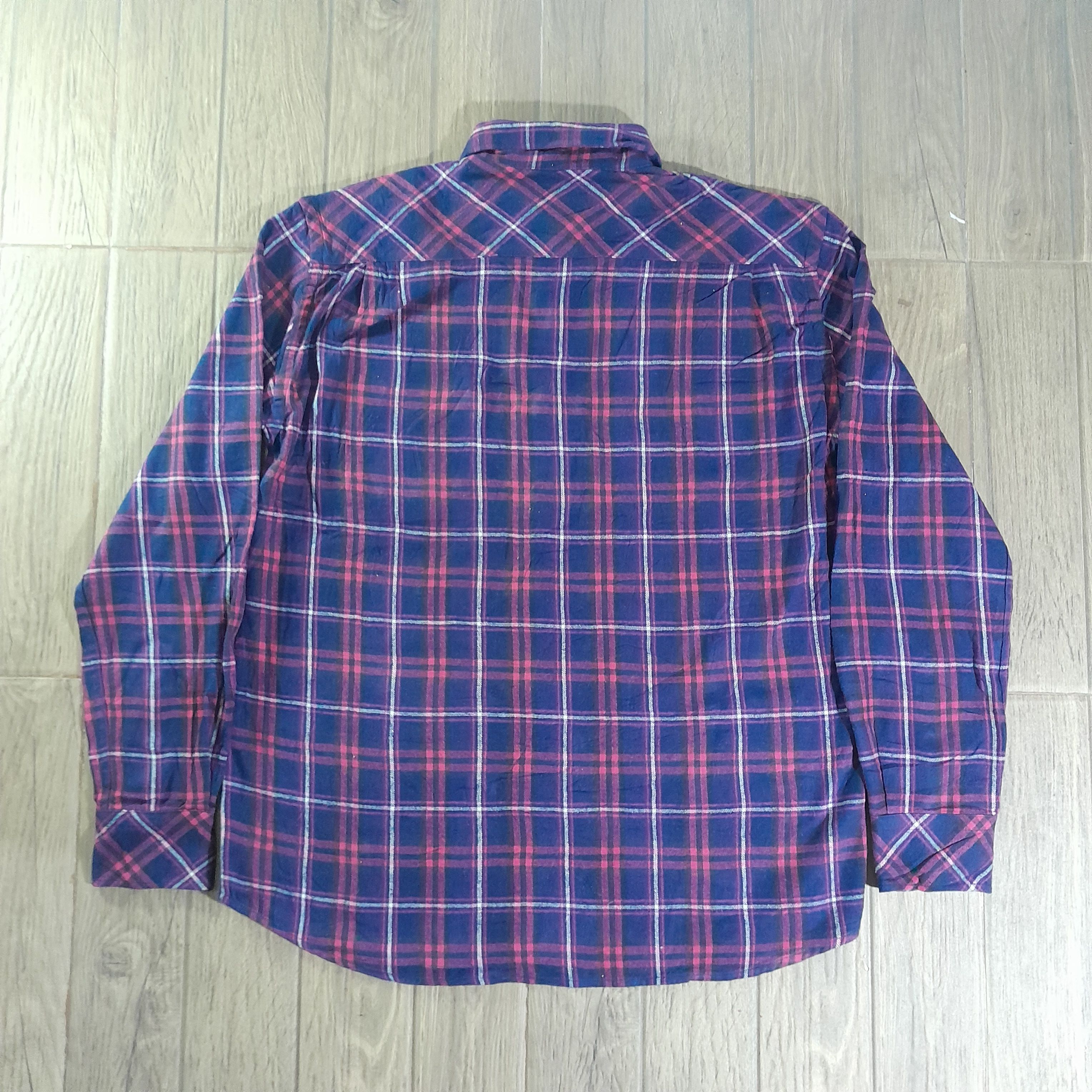 Beams Japan Beams Flannel Check Shirt Button Up Long Sleeve Size M Size US M / EU 48-50 / 2 - 2 Thumbnail