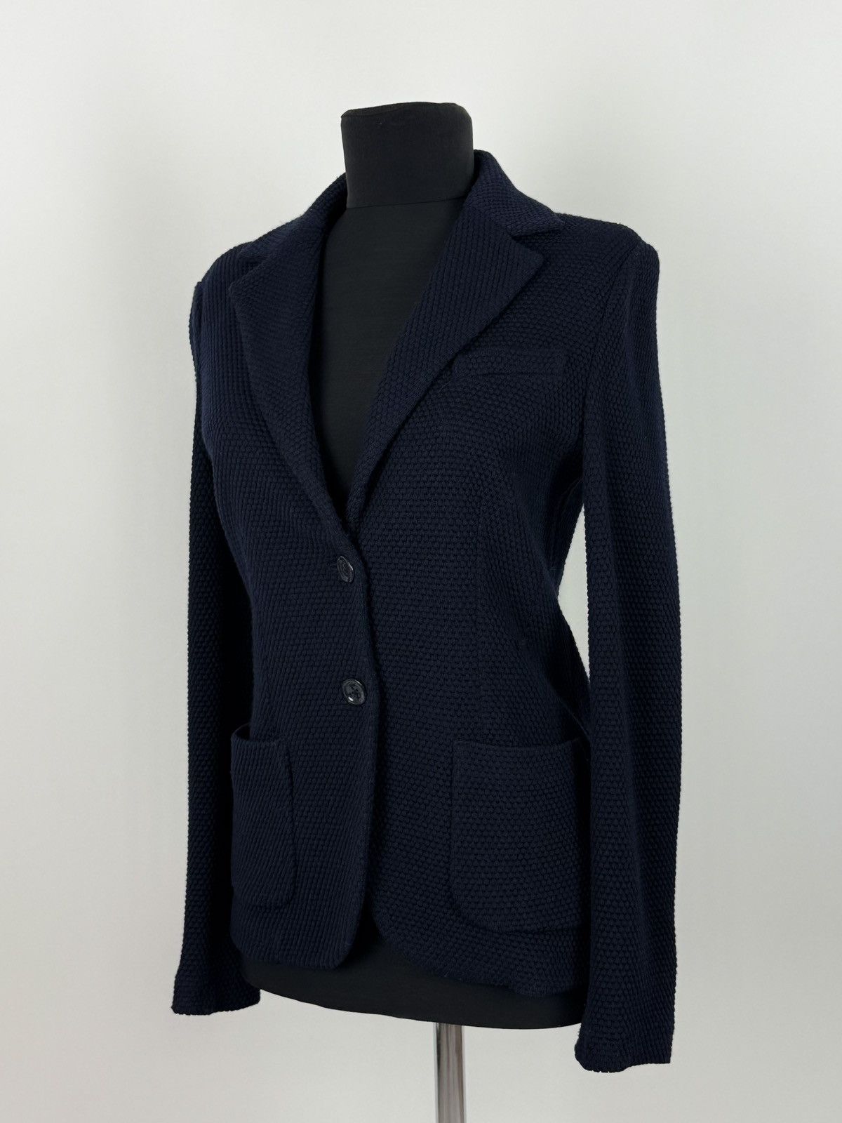 Circolo 1901 Circolo 1901 Knitted Wool Blend Women’s Blazer Size M / US 6-8 / IT 42-44 - 1 Thumbnail