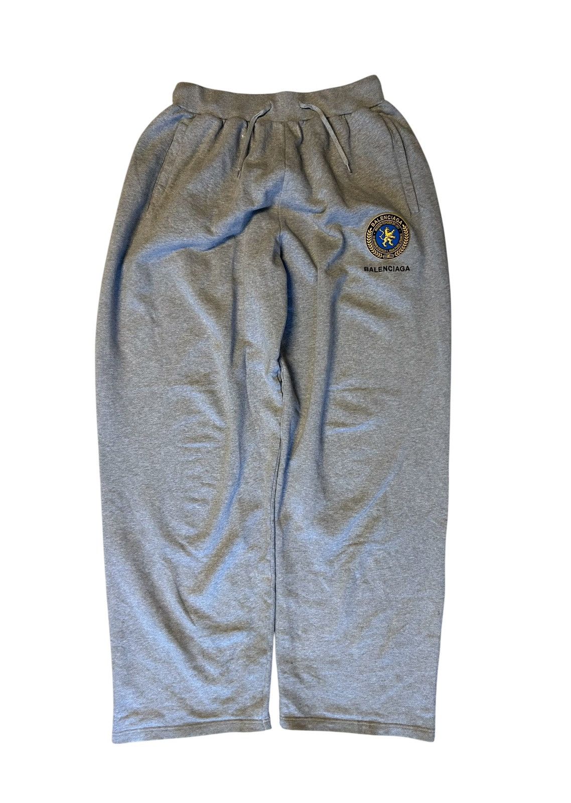 Balenciaga Balenciaga Political campaign wide leg sweatpants Grey