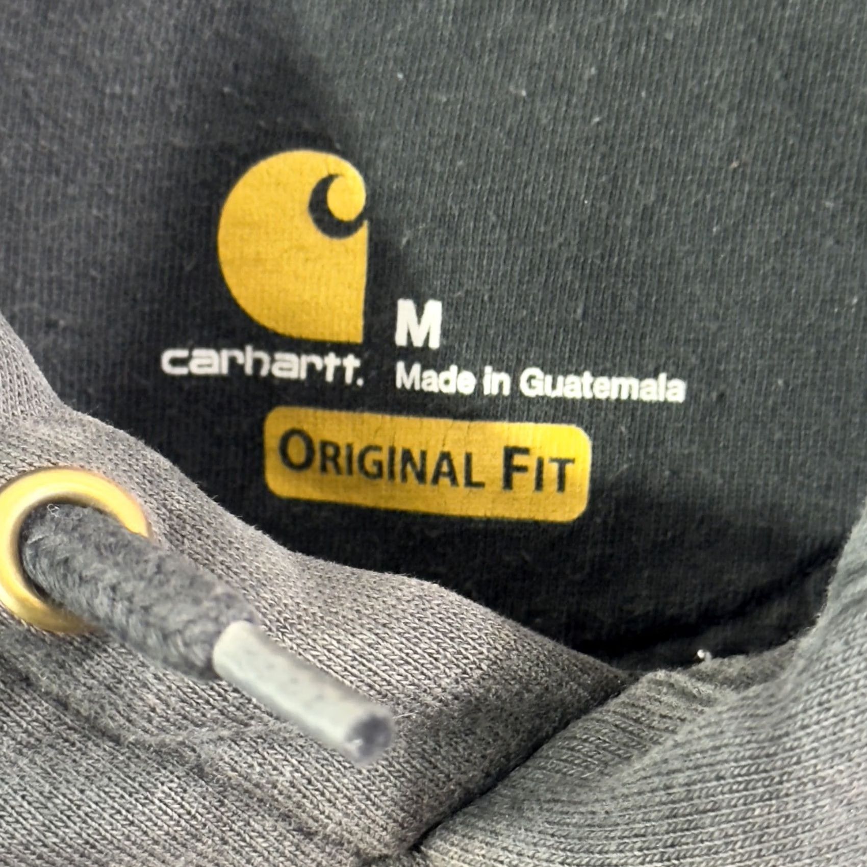 Carhartt VINTAGE Carhartt Hoodie Mens M Black Rain Defender Original Fit Pullover Workwear Distressed Size US M / EU 48-50 / 2 - 6 Thumbnail