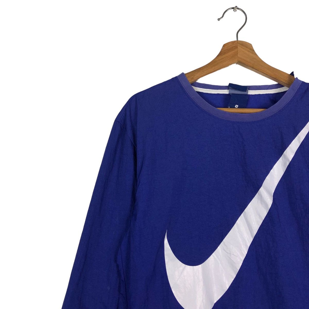 Nike 🔥Vintage Nike Big Swoosh Logo Sweatshirt Size US M / EU 48-50 / 2 - 7 Thumbnail