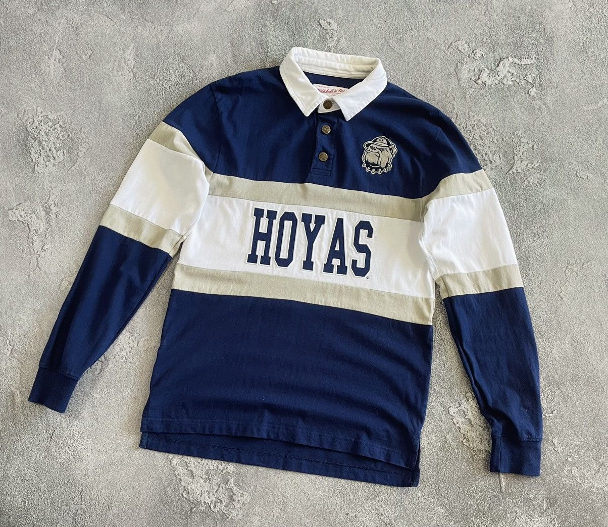 Mitchell & Ness Mitchell & Ness Georgetown HOYAS NCAA Long Sleeve Big LoGo Size US S / EU 44-46 / 1 - 1 Thumbnail