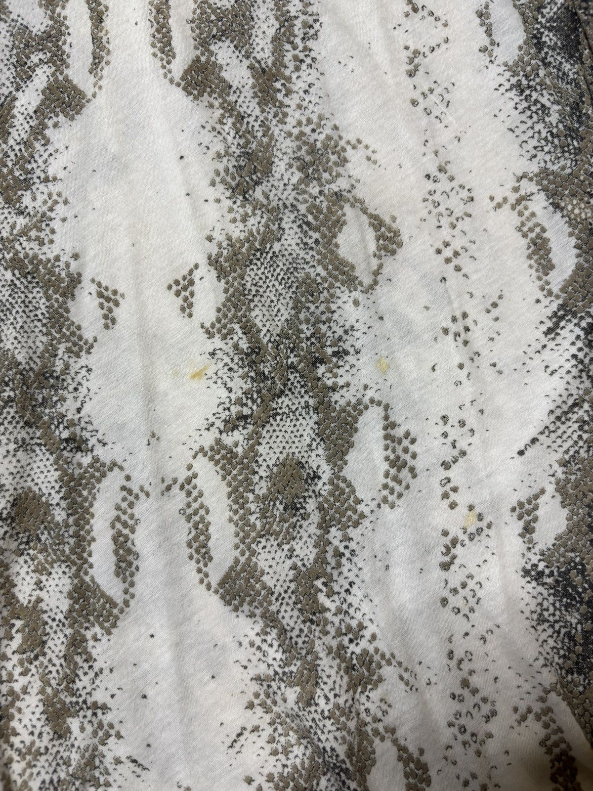 MONROW Monrow - Snakeskin Vneck Short Sleeve Size S / US 4 / IT 40 - 8 Thumbnail