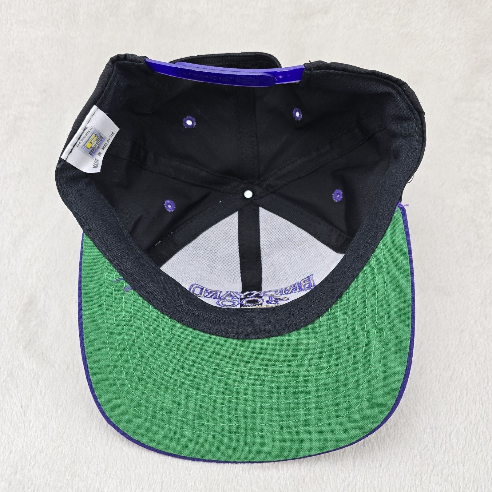 Logo 7 Vintage Nascar Brickyard 400 Snapback Hat Logo 7 90s Size ONE SIZE - 6 Thumbnail