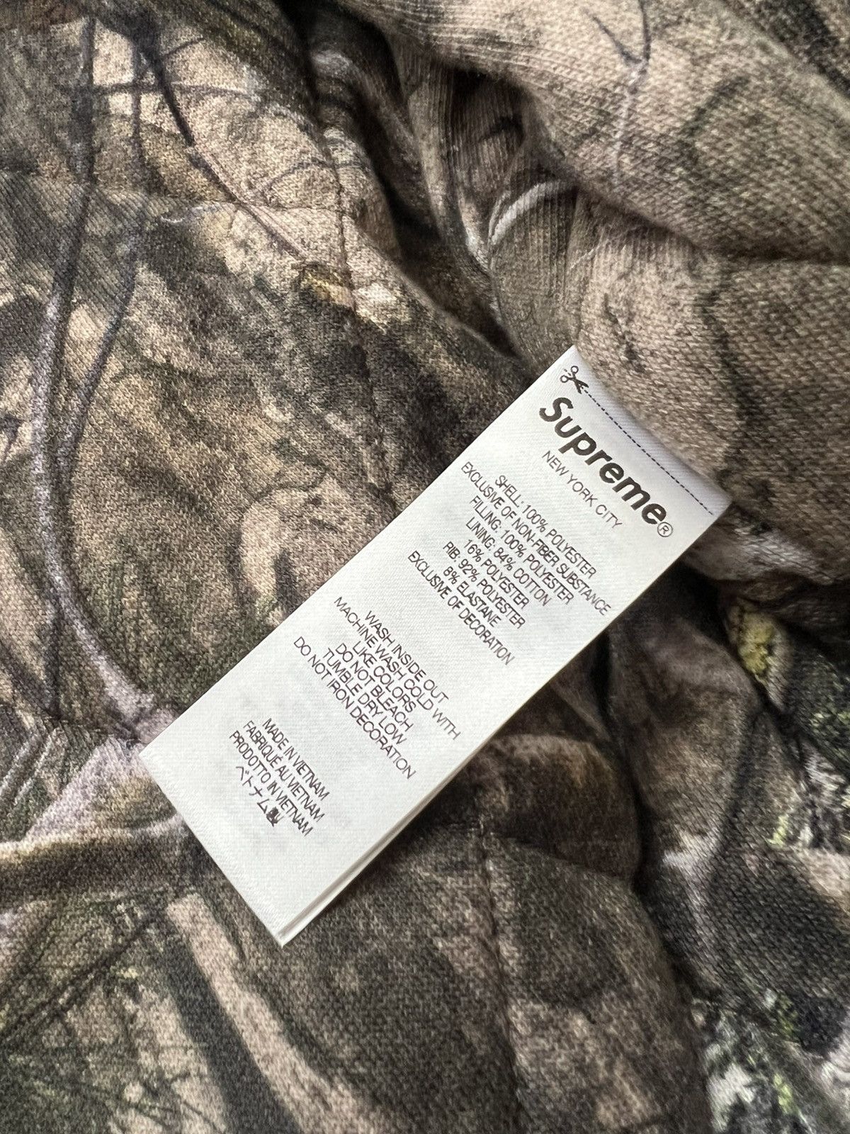 Supreme Supreme x GORE TEX x Mossy Oak waterproof jacket black large Size US L / EU 52-54 / 3 - 8 Thumbnail
