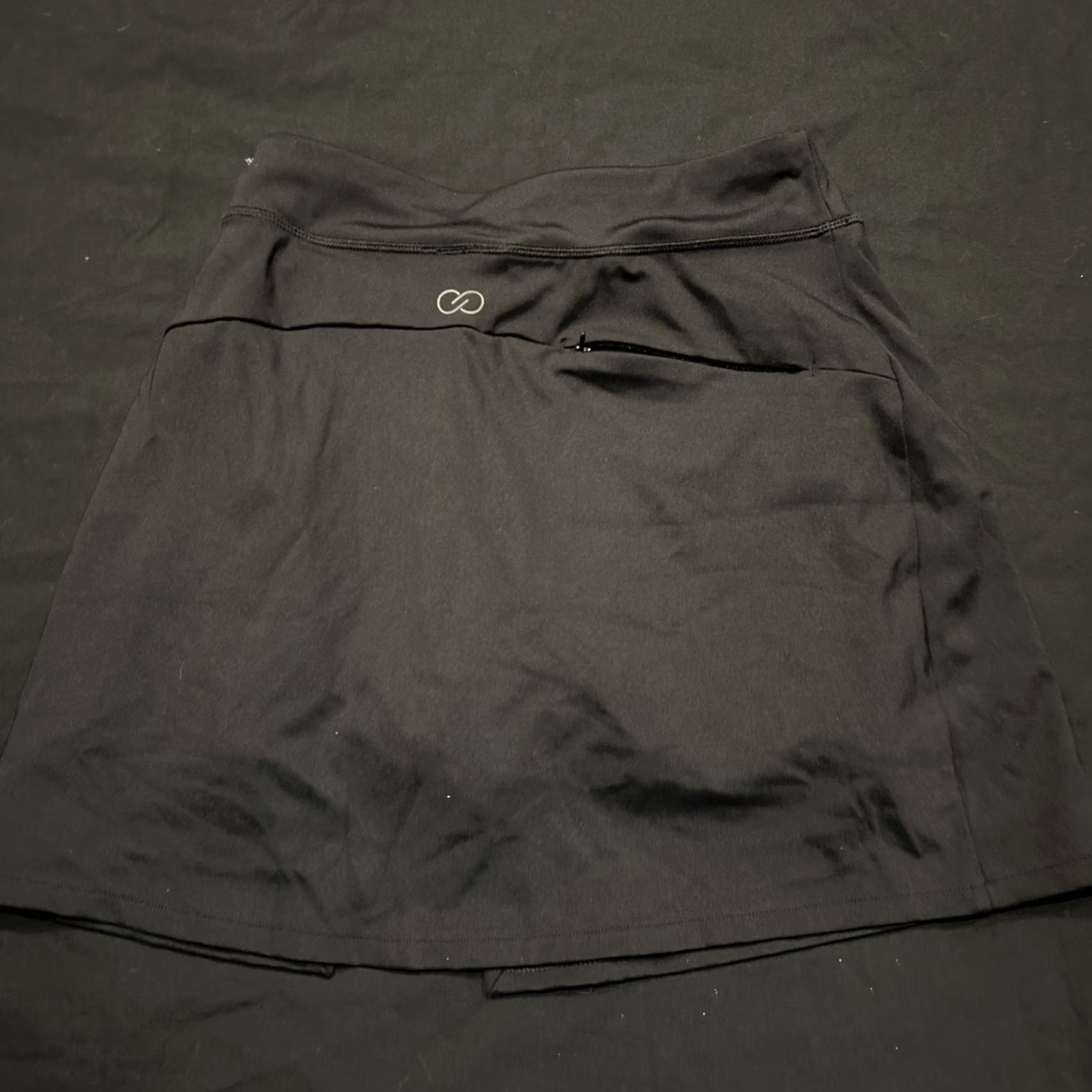 Vintage Womens Calia Black Wrap Skort Skirt Shorts Size XS A22 Size 26" / US 2 / IT 38 - 3 Thumbnail
