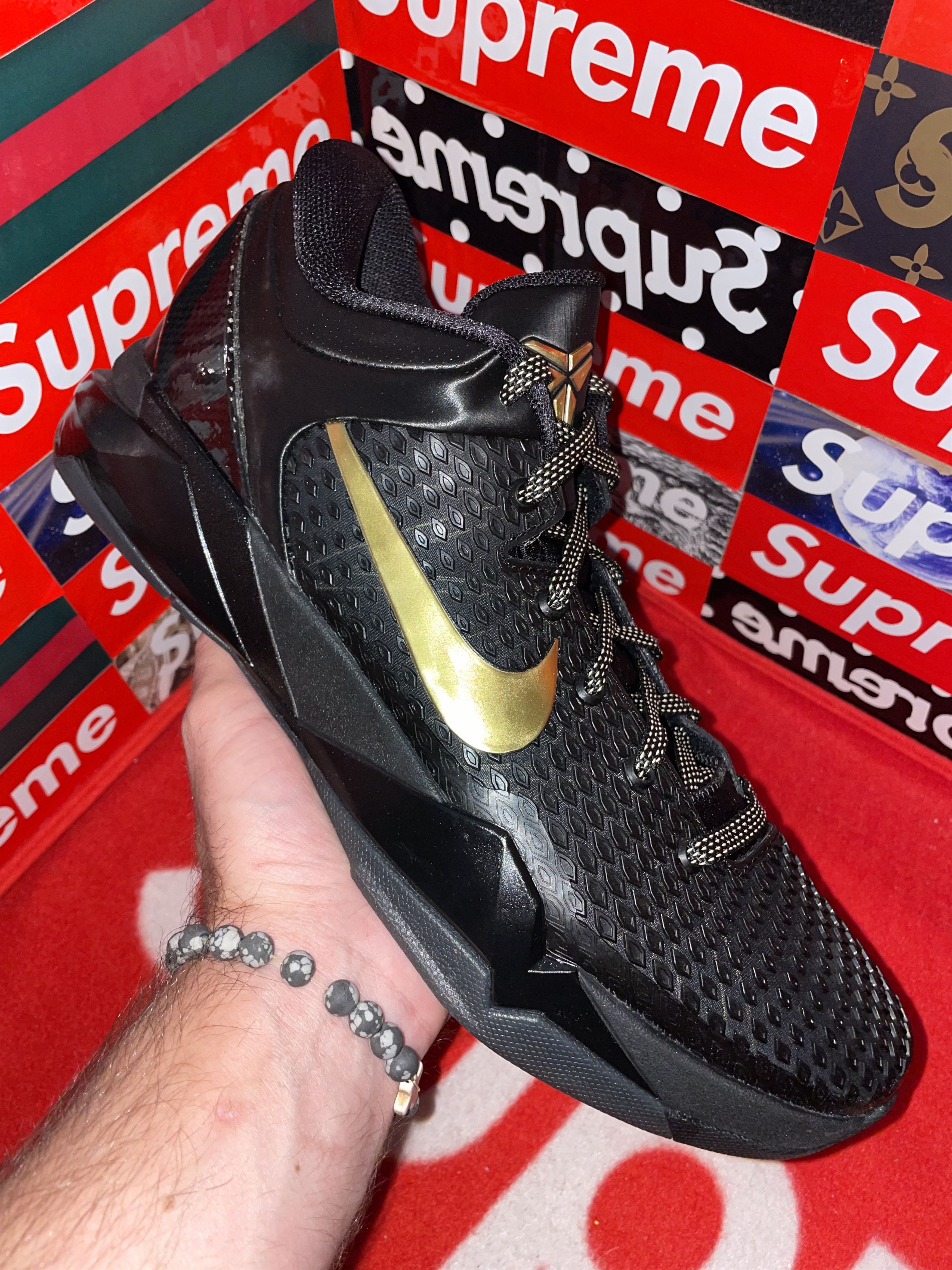 Nike NEW Nike Zoom Kobe 7 System Elite 'Away' 511371-001 size 12 Size US 12 / EU 45 - 8 Thumbnail