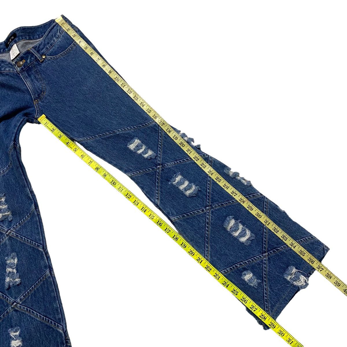 Japanese Brand FOU DE TOI Denim Flare Jeans Size US 28 / EU 44 - 16 Thumbnail
