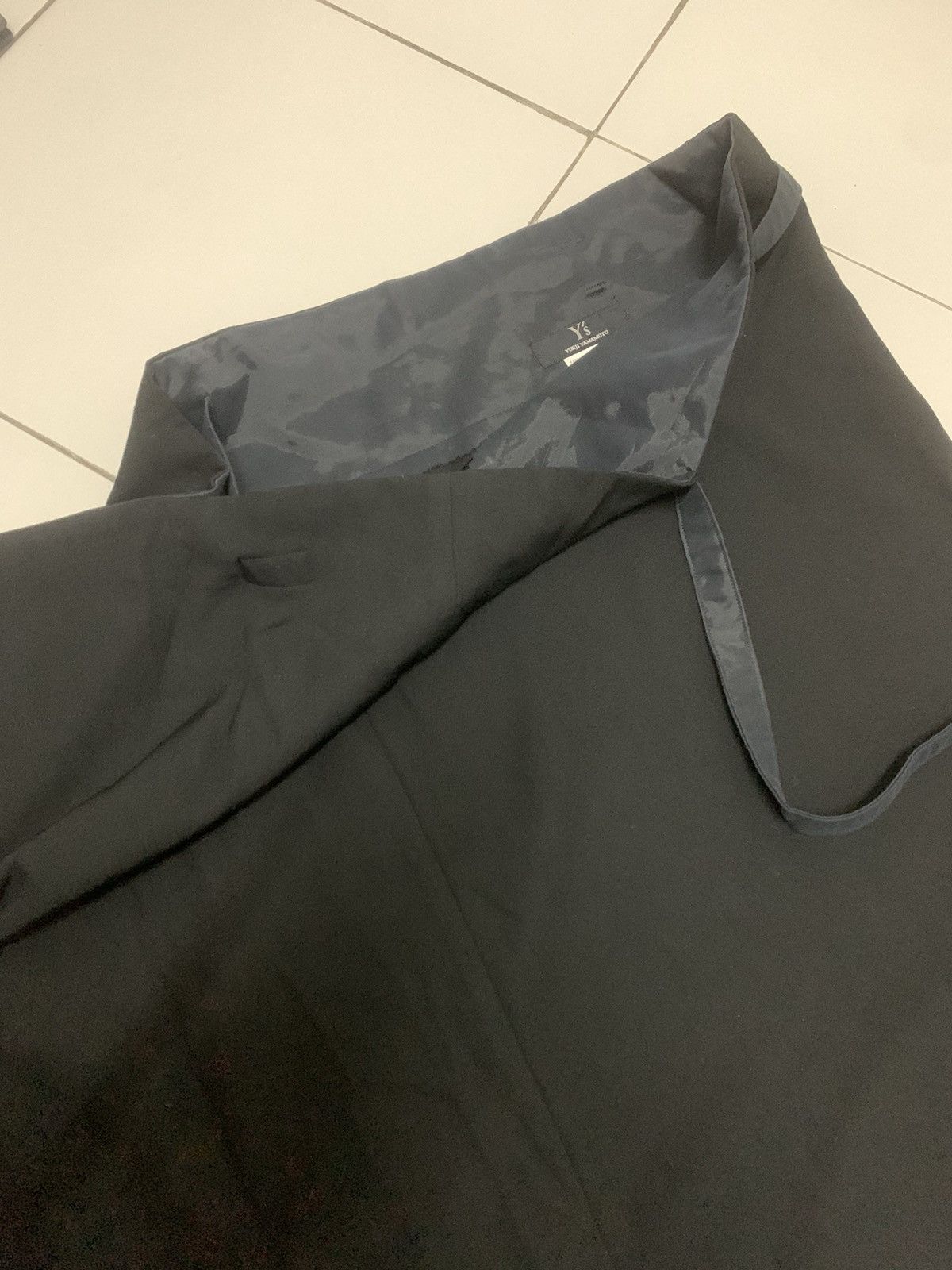 Yohji Yamamoto Y's Yohji Yamamoto Black Maxi Skirt Size 38" / US 16 / IT 52 - 8 Thumbnail