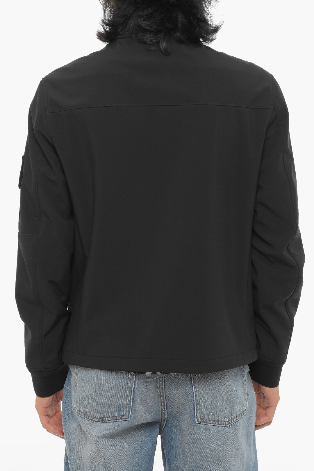 C.P. Company og1mm1024 Solid Color Jacket in Black Size US M / EU 48-50 / 2 - 2 Thumbnail