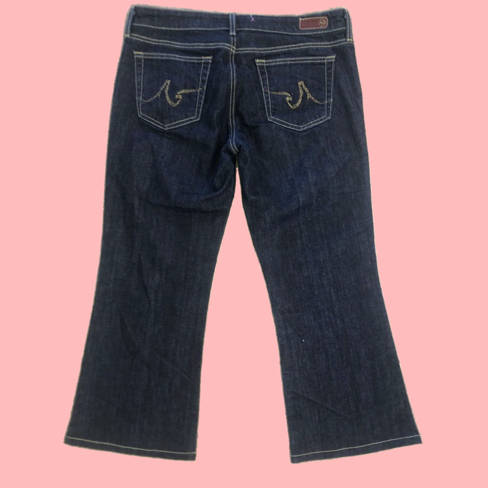 Vintage AG Adriano Goldschmied The Club Womens Bootcut Jeans Blue 32 Regular Size 24" / US 00 / IT 34 - 4 Thumbnail