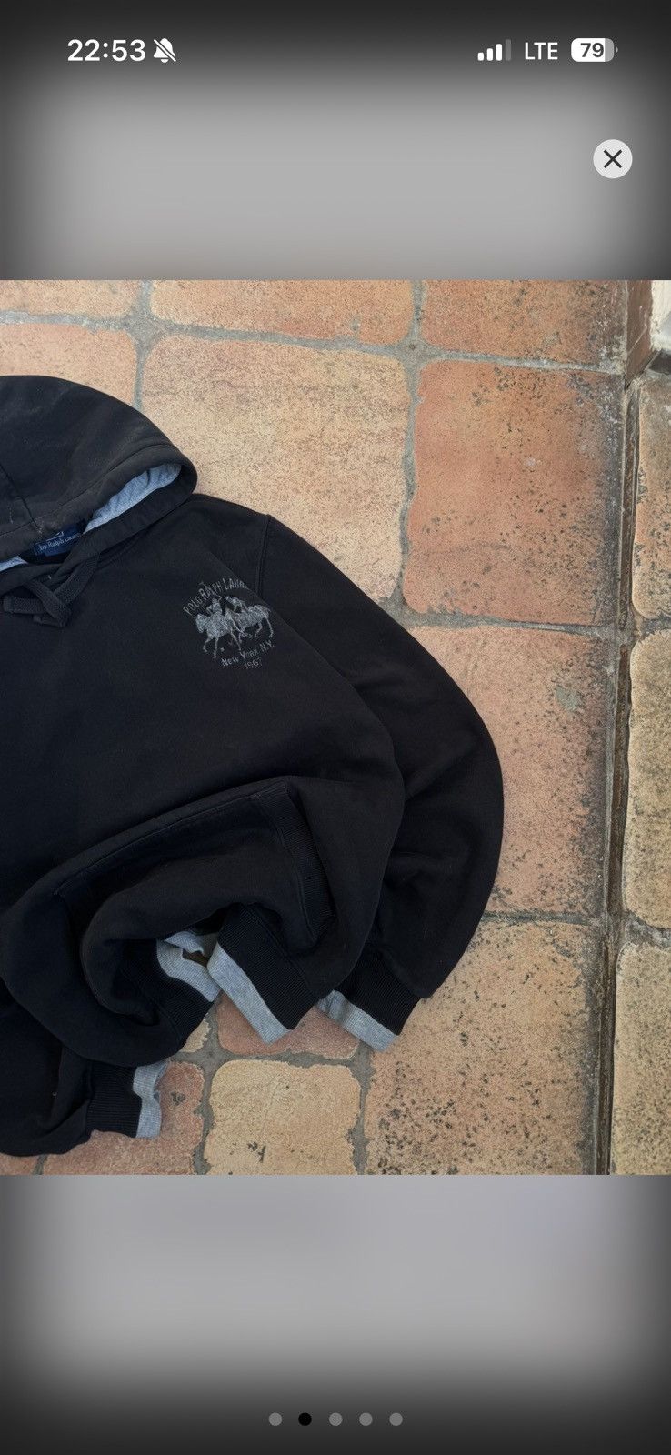 Polo Ralph Lauren VINTAGE Polo Ralph Lauren "3" Big Pony Hoodie - - Y2K RL Size US M / EU 48-50 / 2 - 6 Thumbnail
