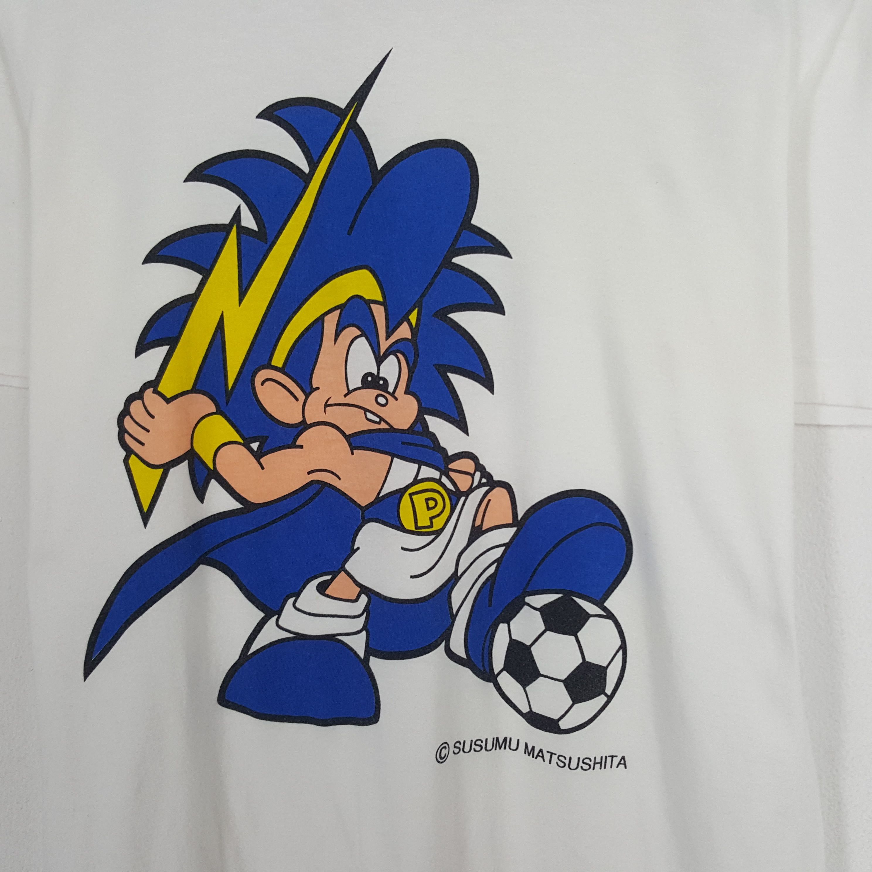 Japanese Brand × Vintage Vintage Panasonic Gamba Osaka Susumu Matsushita Tshirt Size US M / EU 48-50 / 2 - 2 Thumbnail