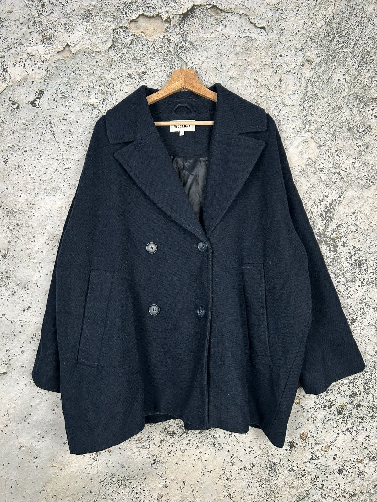 Weekday Weekday May Paracoat Jacket Wool Avant Garde Grunge Punk Size US M / EU 48-50 / 2 - 1 Thumbnail