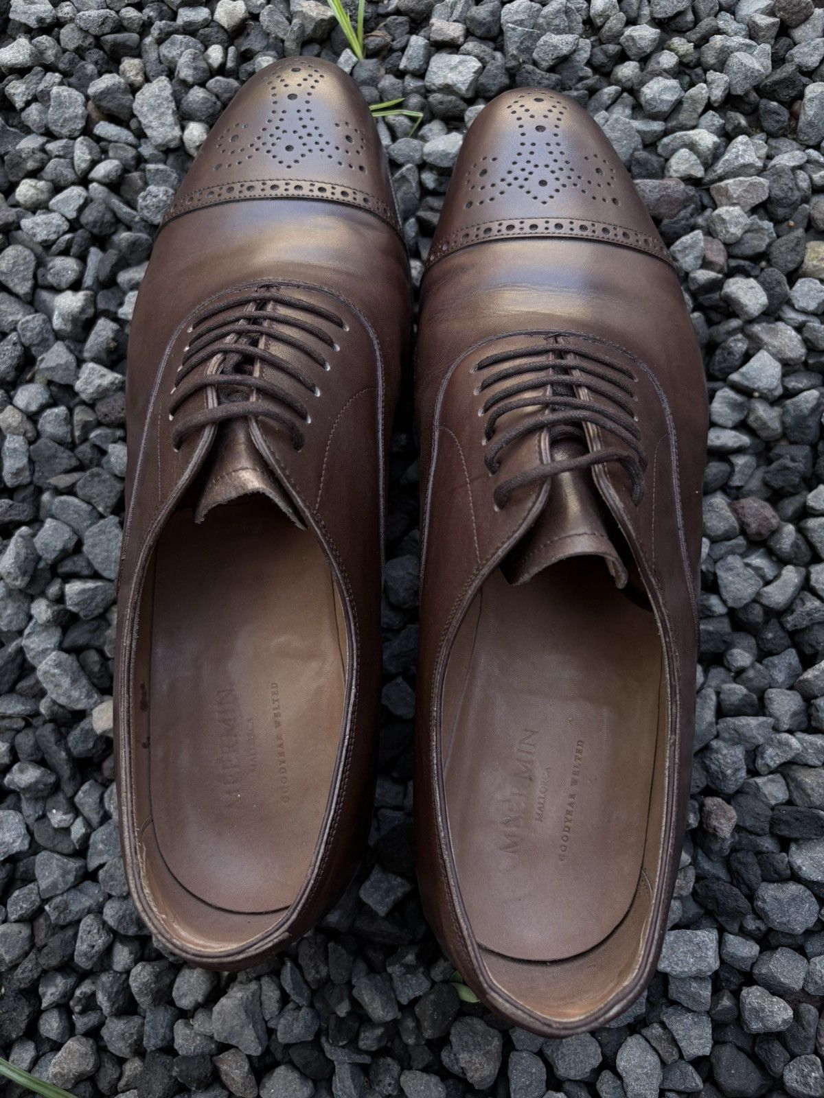 Meermin Meermin Mallorca Goodyear Welted Formal Shoes Size US 11 / EU 44 - 7 Thumbnail