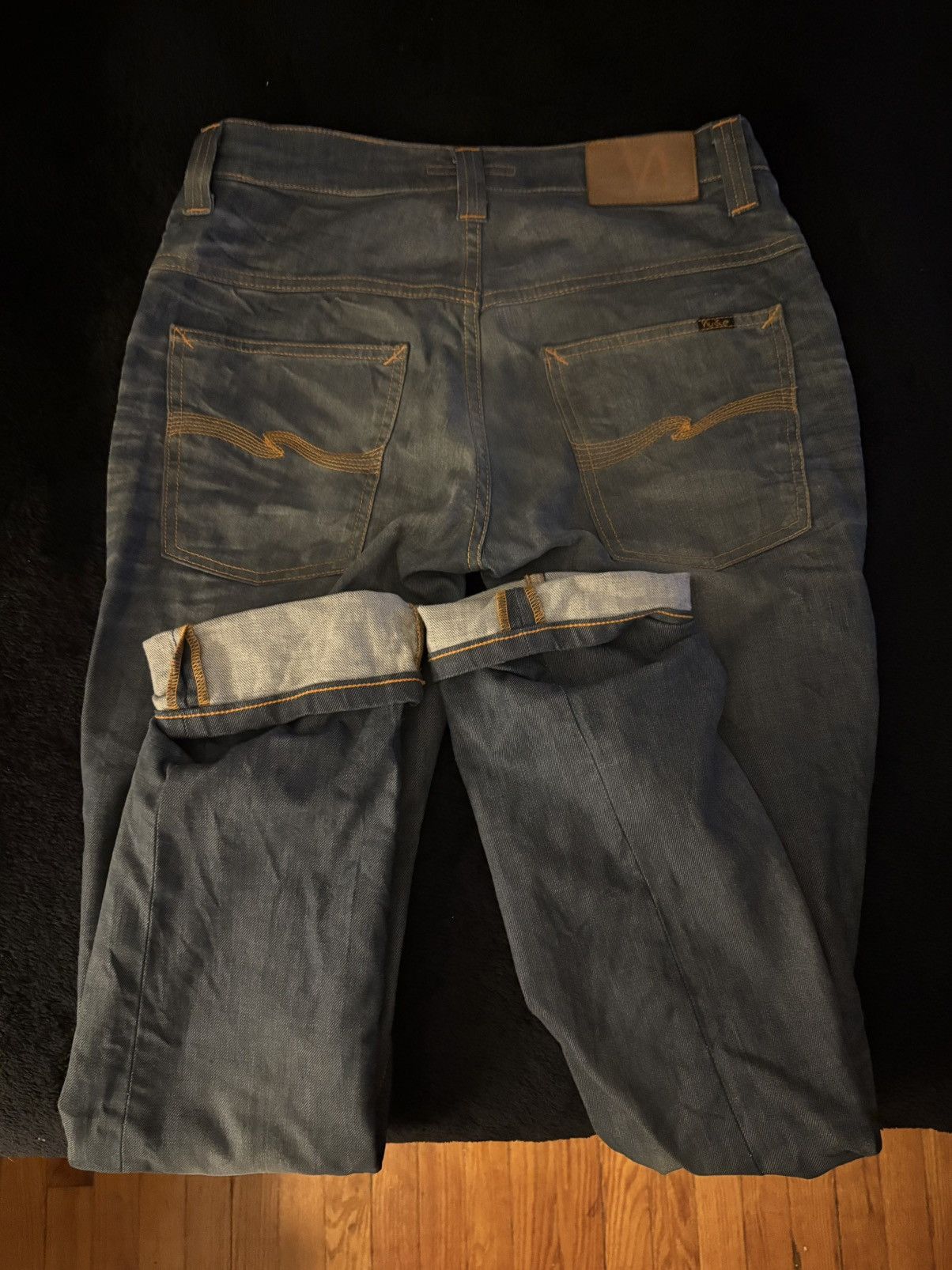 Nudie Jeans Nudie Jeans Thin Finn Blue Slate Size US 31 - 3 Thumbnail