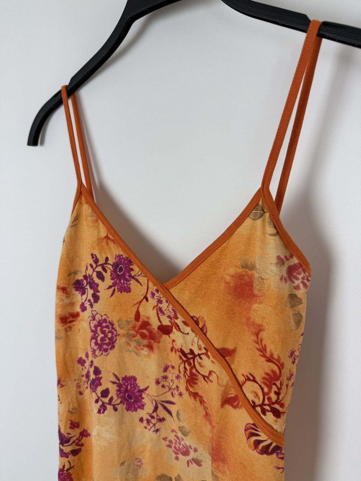 Vintage Y2K Vintage Dolce Vita Viscose Floral Cami Spaghetti Top M Size M / US 6-8 / IT 42-44 - 4 Thumbnail