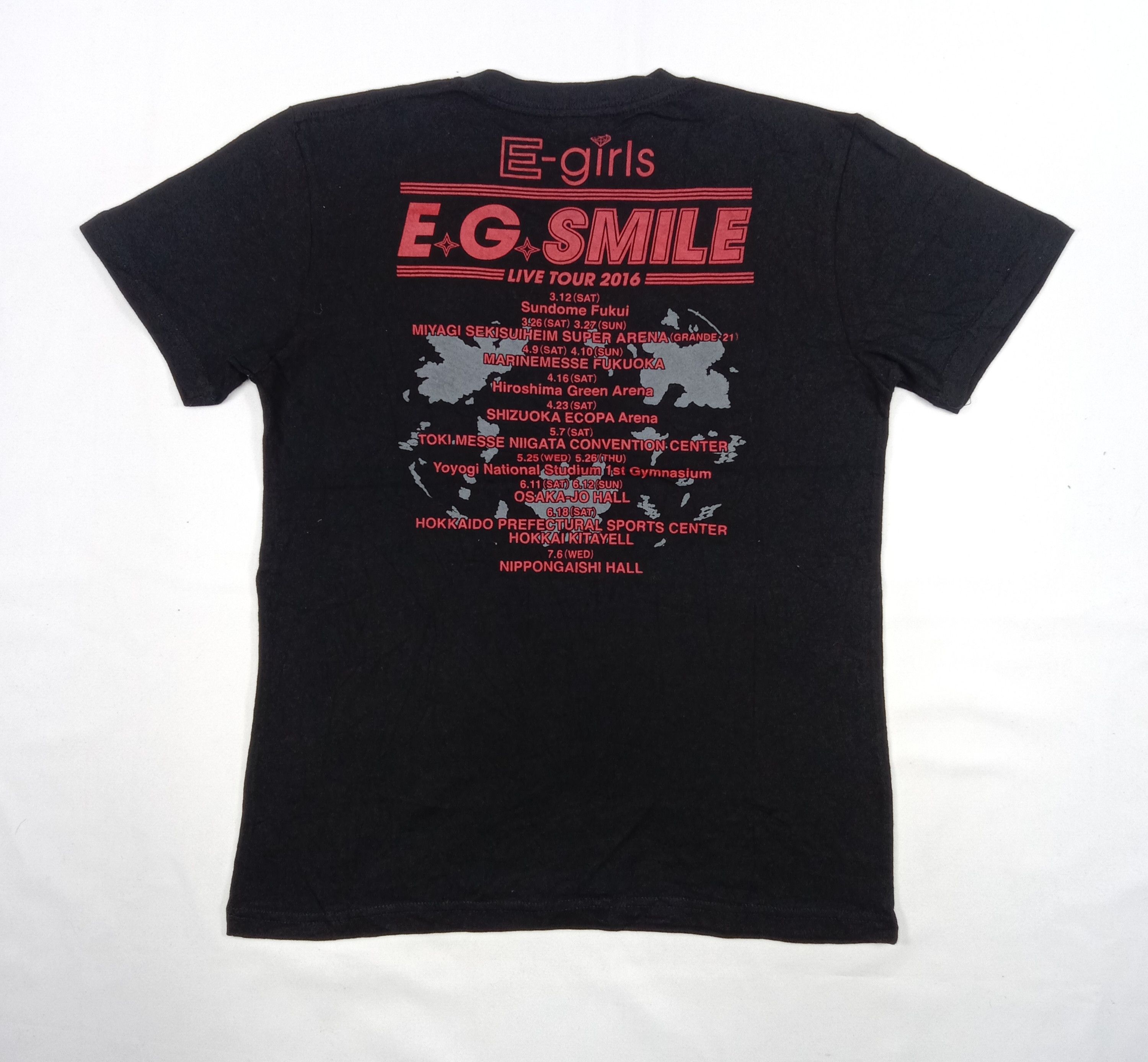 Band Tees EG Smile 2016 Tour T Shirt Size S / US 4 / IT 40 - 1 Thumbnail