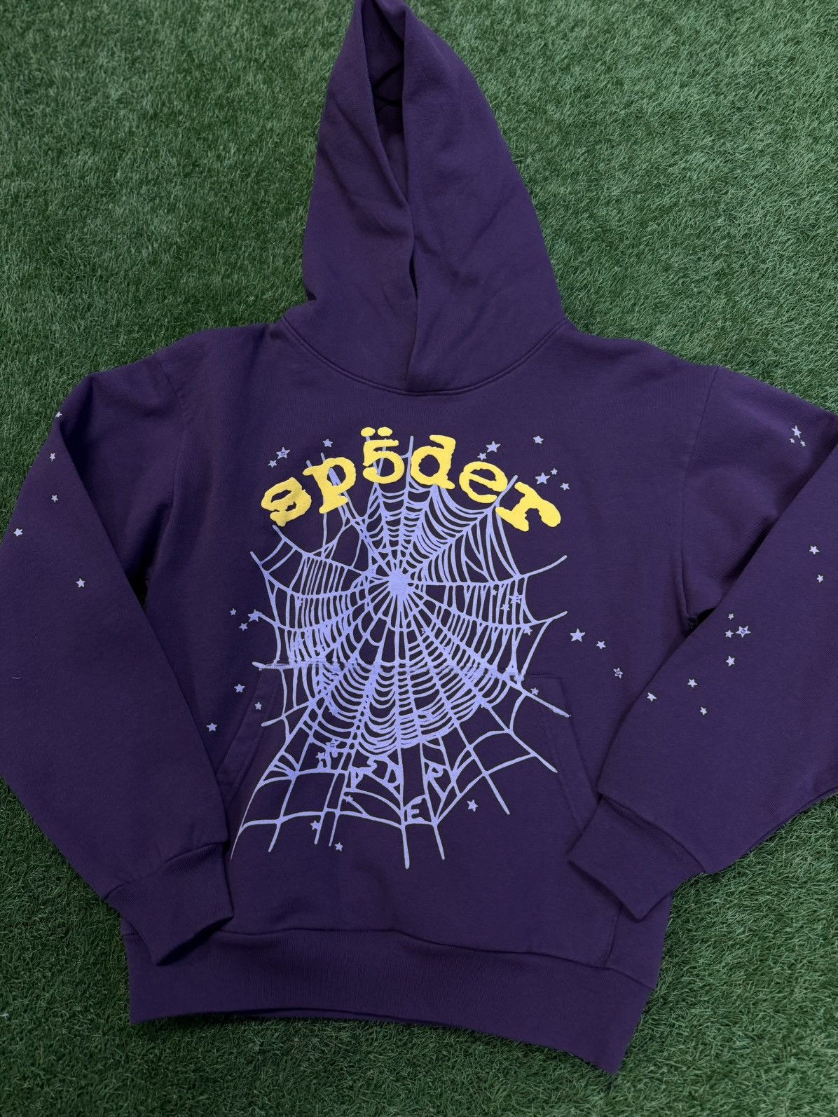 Sp5der Sp5der Worldwide Purple Hoodie Size Small (NEW) Size US S / EU 44-46 / 1 - 3 Thumbnail