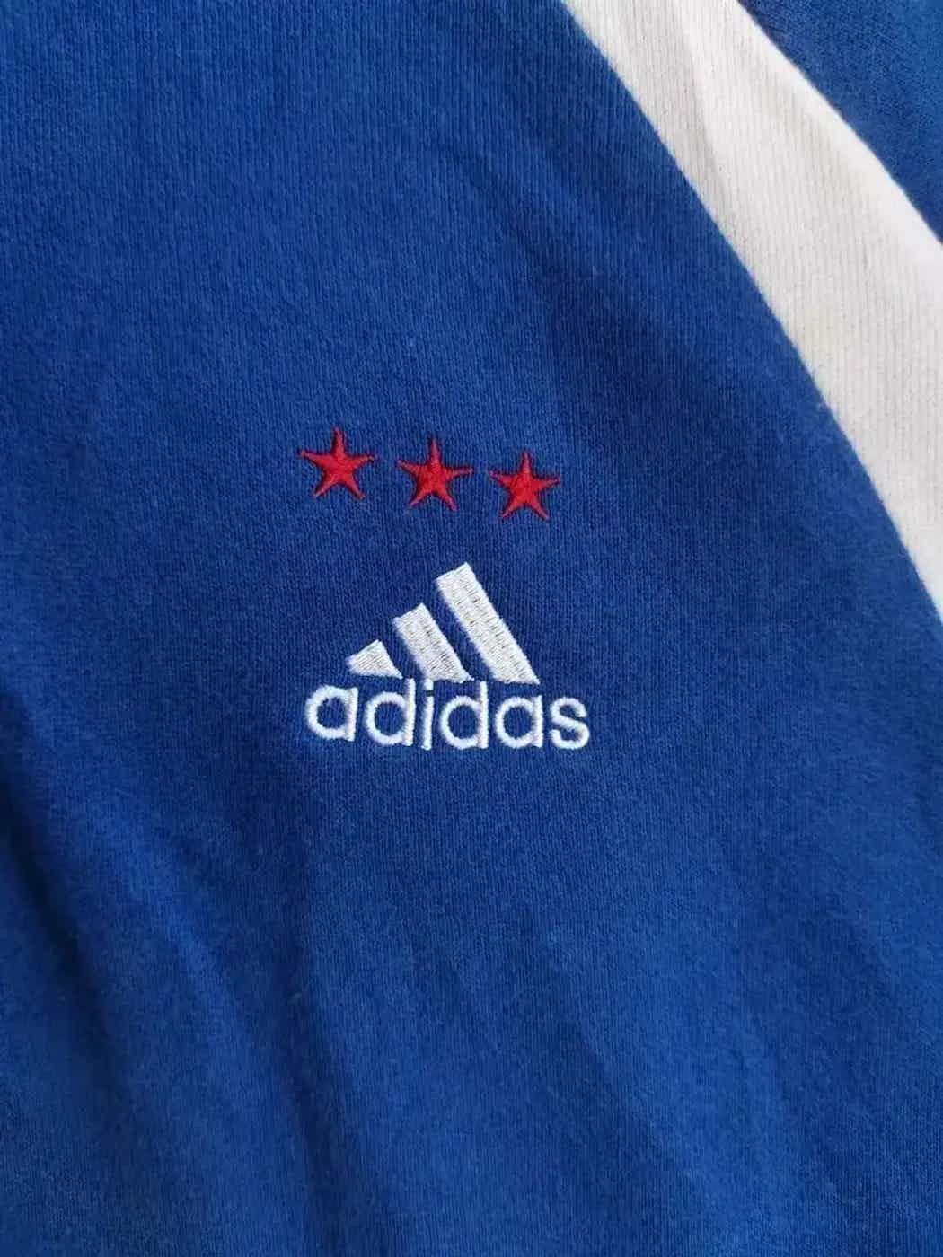 Adidas Vintage Adidas Three Stars Sweatshirt Size US L / EU 52-54 / 3 - 2 Thumbnail