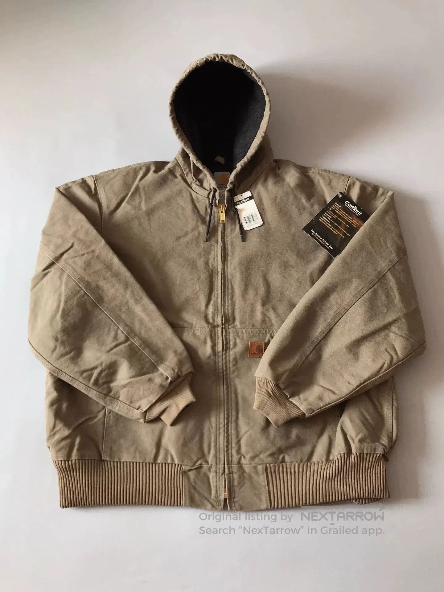 Carhartt Carhartt J130 MUS Canvas Hooded Jacket. Size US XL / EU 56 / 4 - 1 Thumbnail