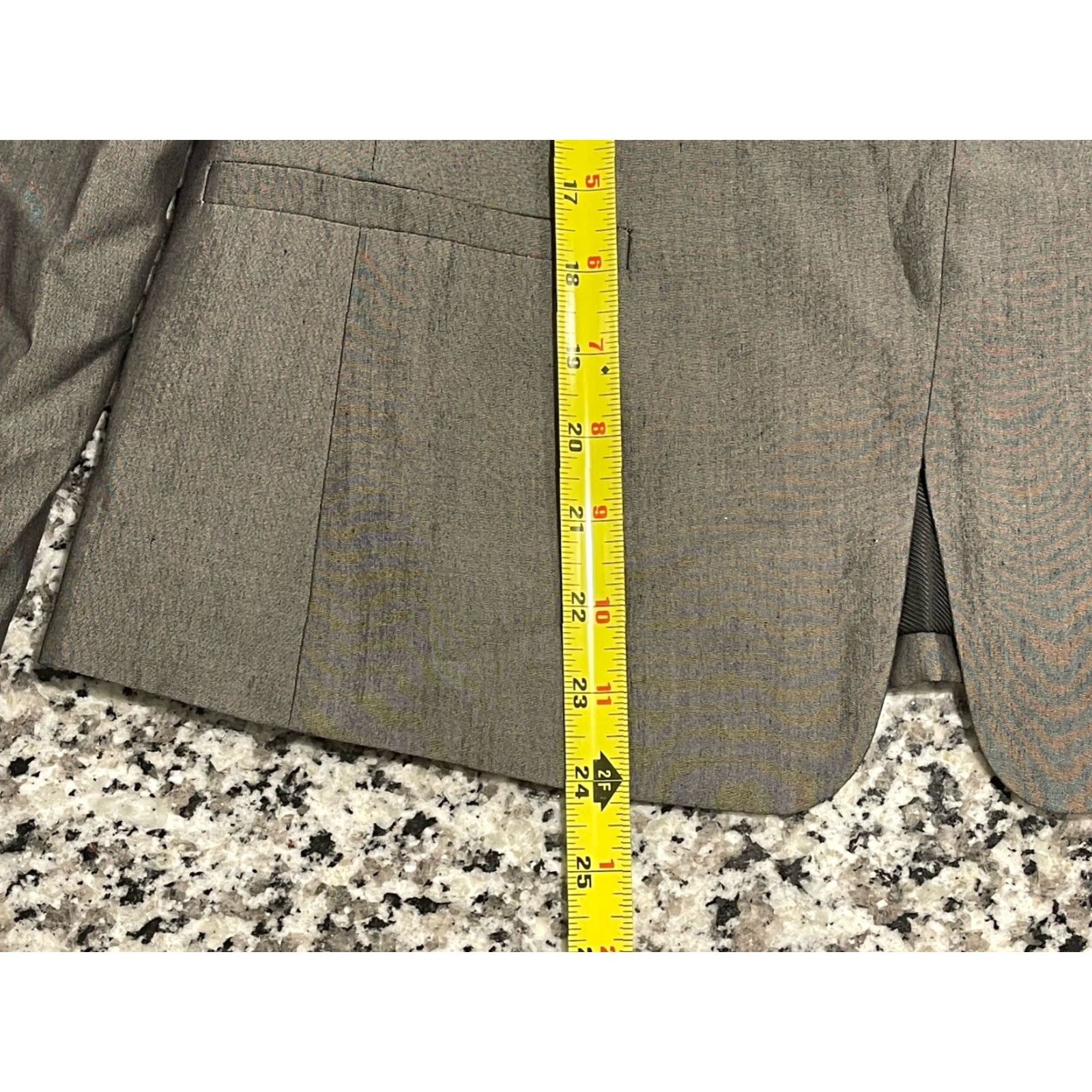 Banana Republic Banana Republic Blazer Women 6 Gray Silk Blend One Button Long Sleeve Solid Workwear Jacket Size M / US 6-8 / IT 42-44 - 4 Thumbnail