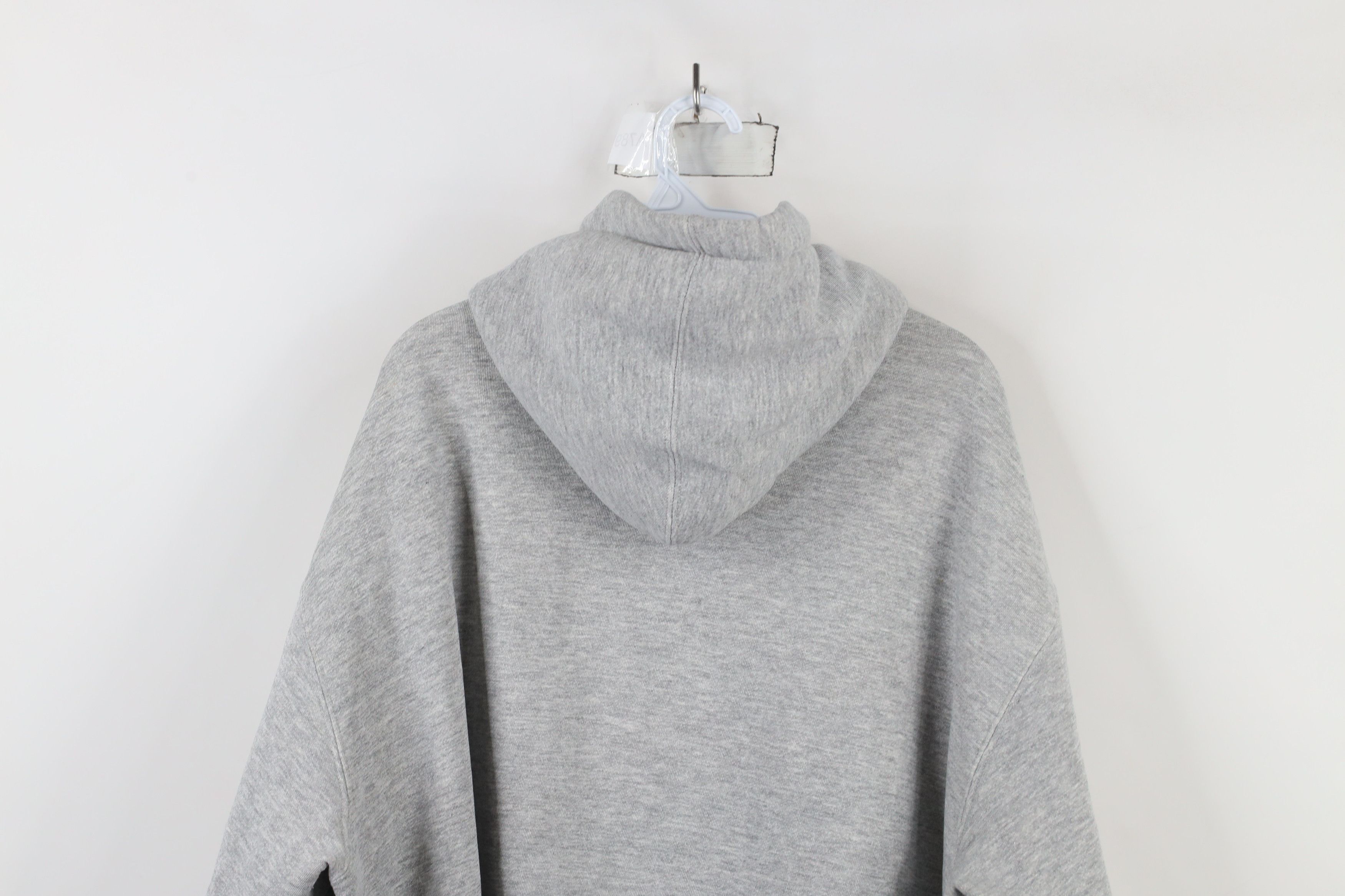 Vintage Vintage 90s Bike Full Zip Hoodie Sweatshirt Heather Gray Size US XL / EU 56 / 4 - 13 Thumbnail