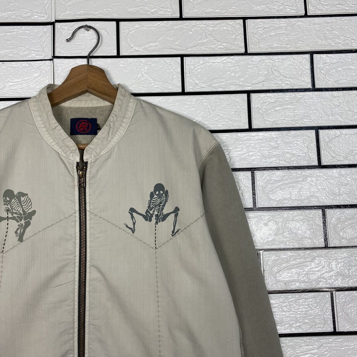 Kapital 📌Vintage Zipper Light Jacket Skeleton Design Kyoto Japan Size US M / EU 48-50 / 2 - 7 Thumbnail