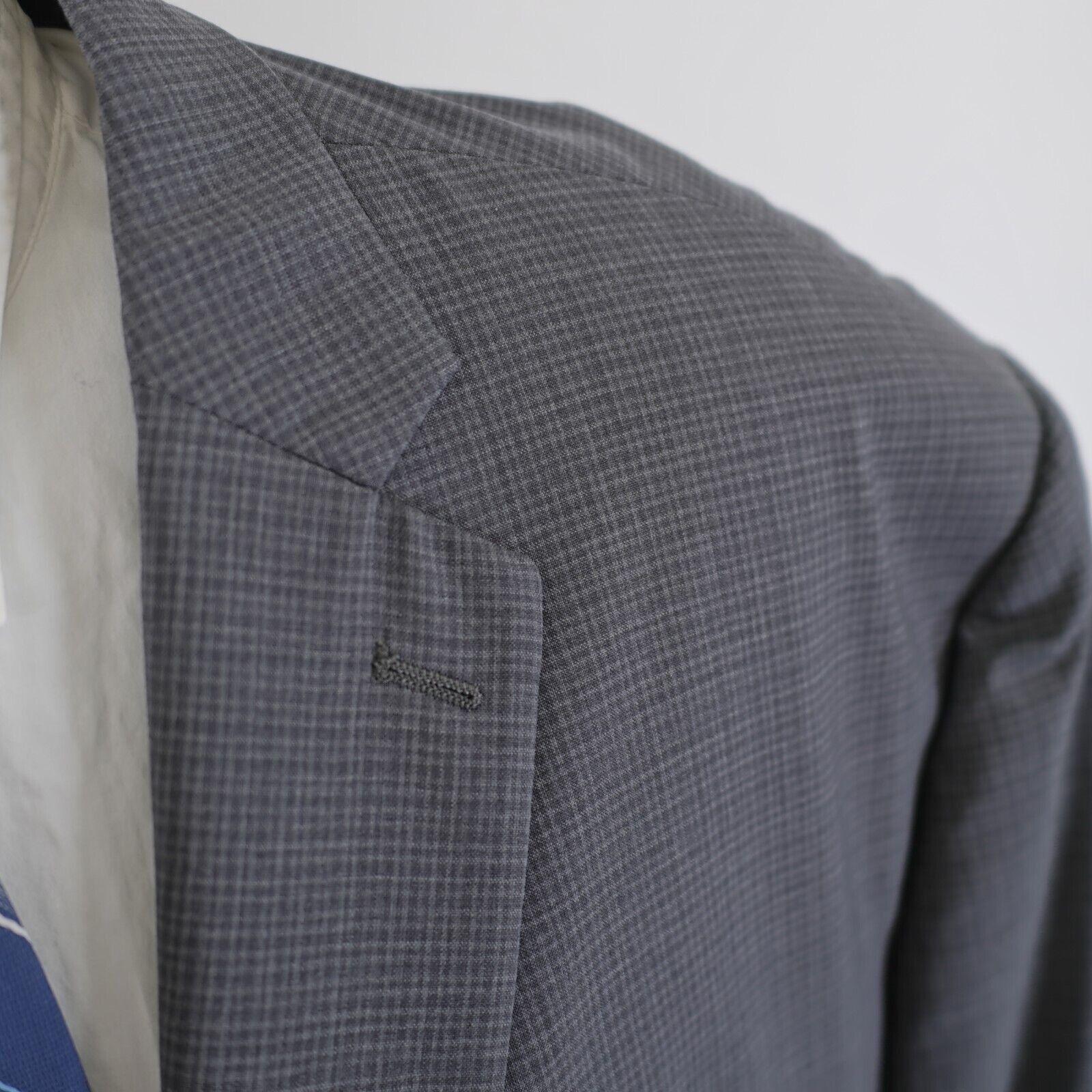 Ralph Lauren Ralph Lauren Gray Plaid 2 A Piece Suit 54L 52/30 Flat Front Size 54L - 5 Thumbnail