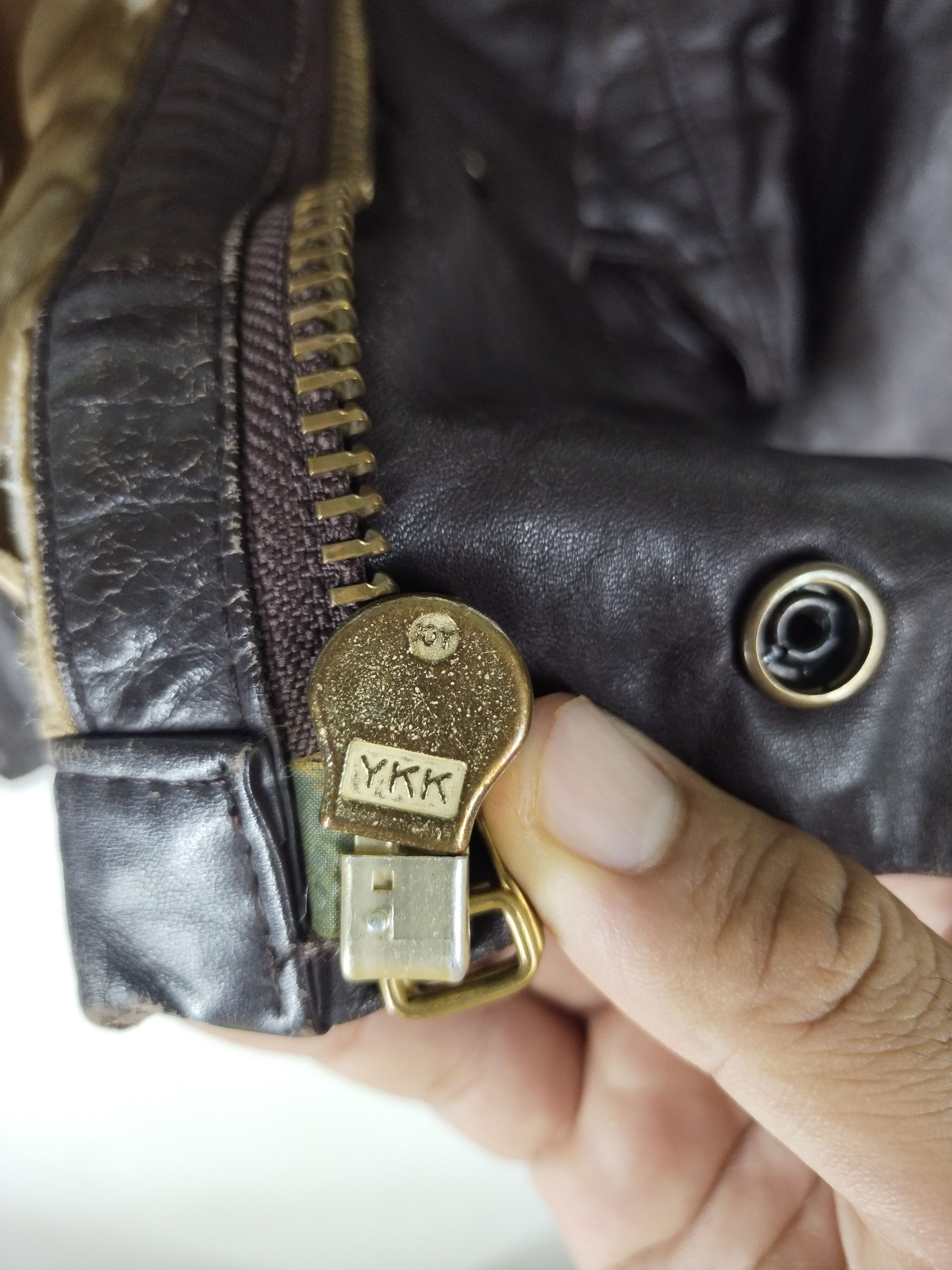 C.P. Company Archive CP Company - AW90's - Faded Leather Jacket Size US M / EU 48-50 / 2 - 16 Thumbnail