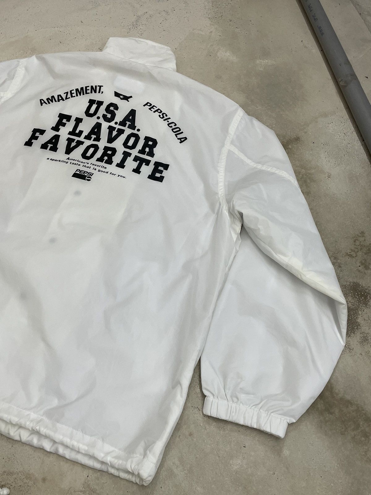 Coca Cola Vintage Light Jacket Snap Button Pepsi USA Favourite Flavour Size US M / EU 48-50 / 2 - 9 Thumbnail