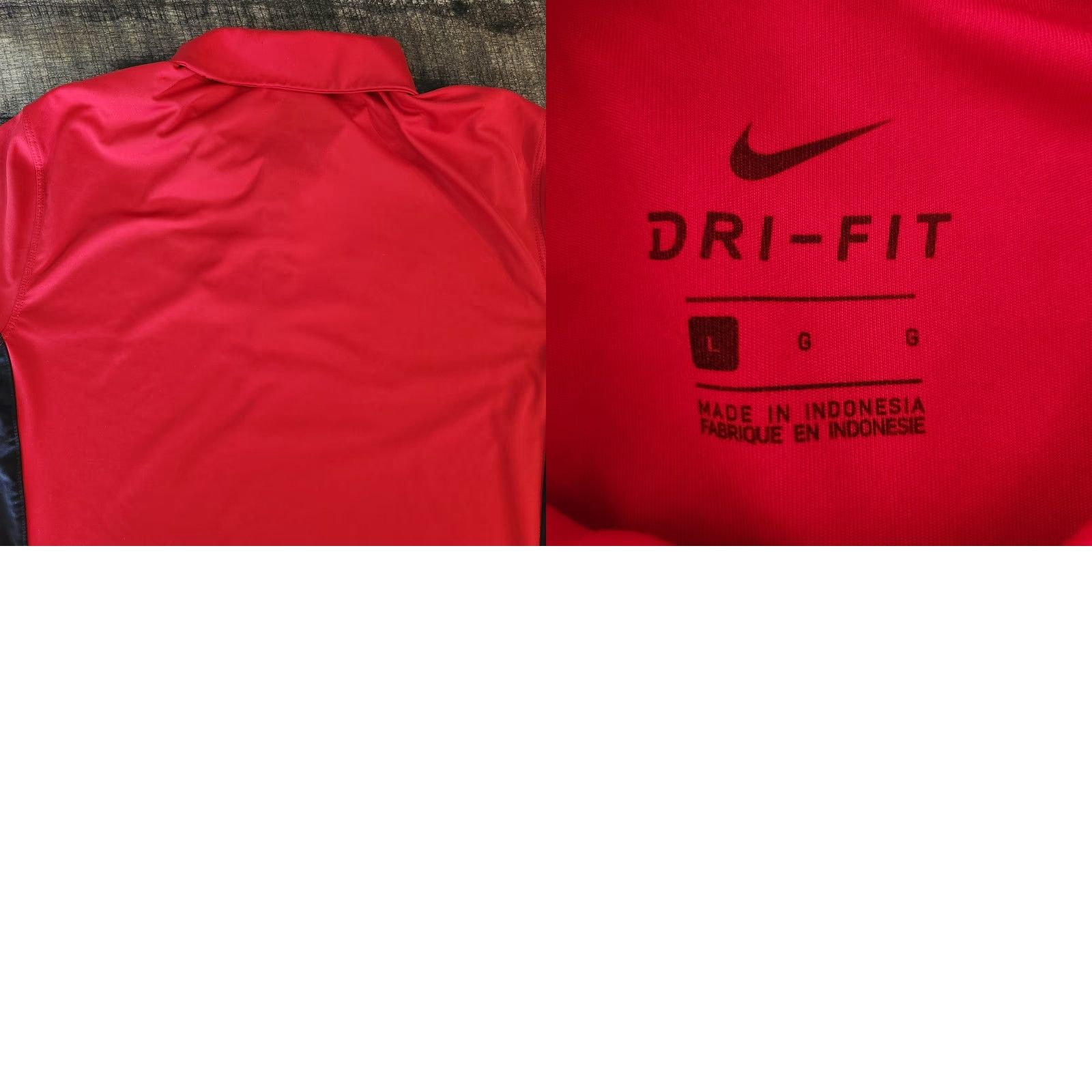 Nike Nike Ohio State Polo Shirt Mens L Red Gray Color Block Dri-Fit Performance Size US L / EU 52-54 / 3 - 8 Thumbnail