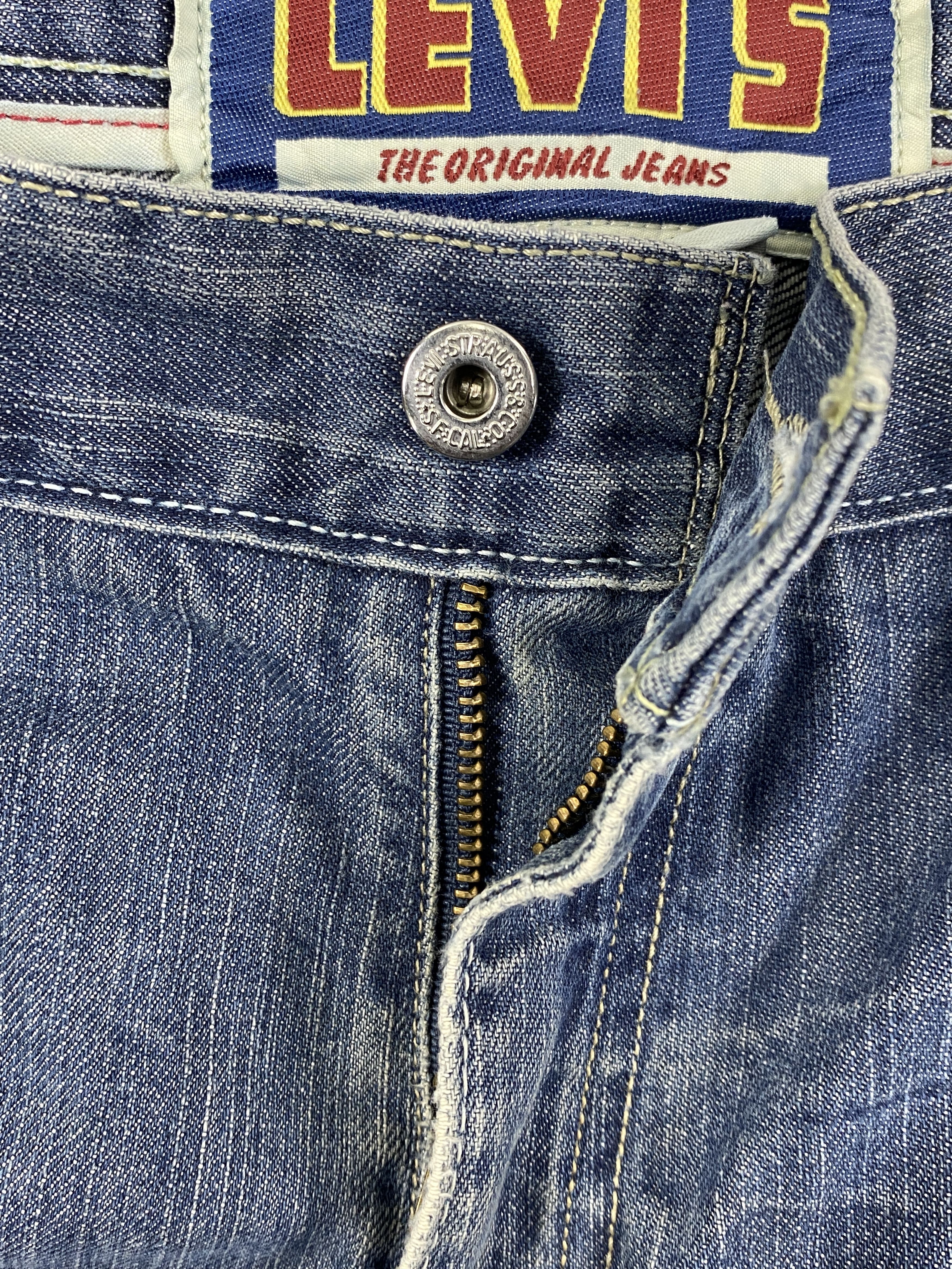 Japanese Brand Blue Vintage Levi's 569 Jeans 38x32.5 Denim -JN1978 Size US 38 / EU 54 - 6 Thumbnail