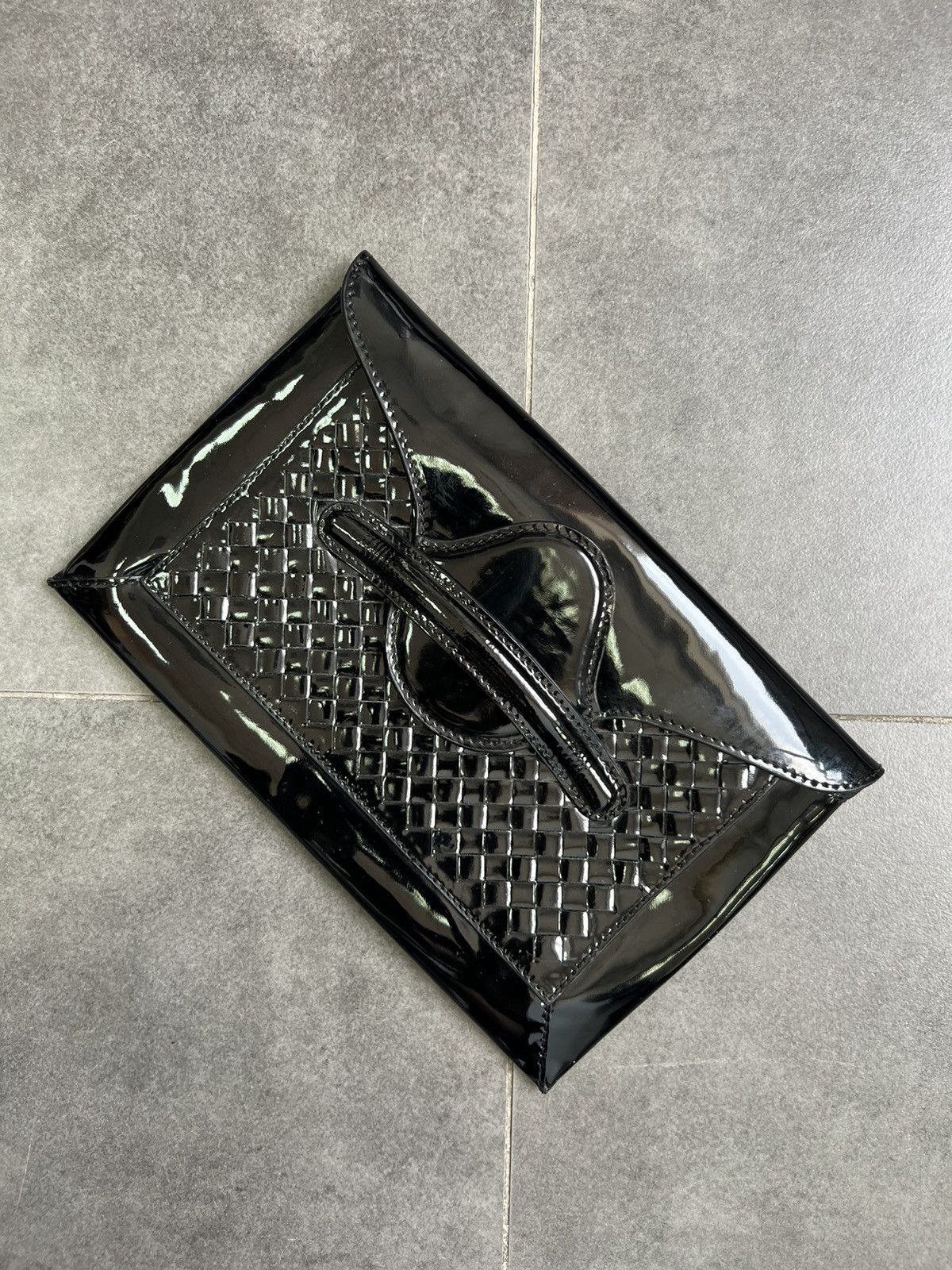 Bottega Veneta Bottega Veneta woven patient leather Clutch Size ONE SIZE - 1 Thumbnail